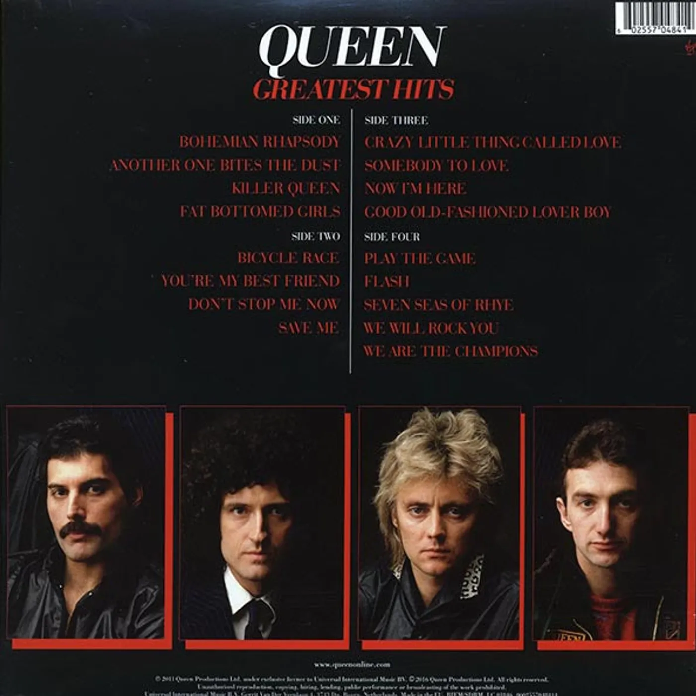 Queen  LP -  Greatest Hits (stereo) (2xLP) (incl. mp3) (180g) (remastered) (Vinyl)