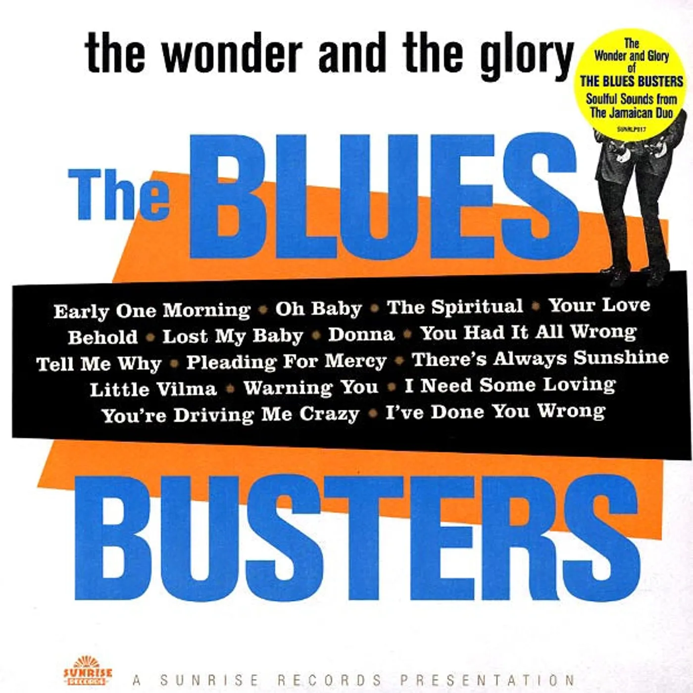 The Blues Busters  LP -  The Wonder And The Glory Of The Blues Busters (Vinyl)