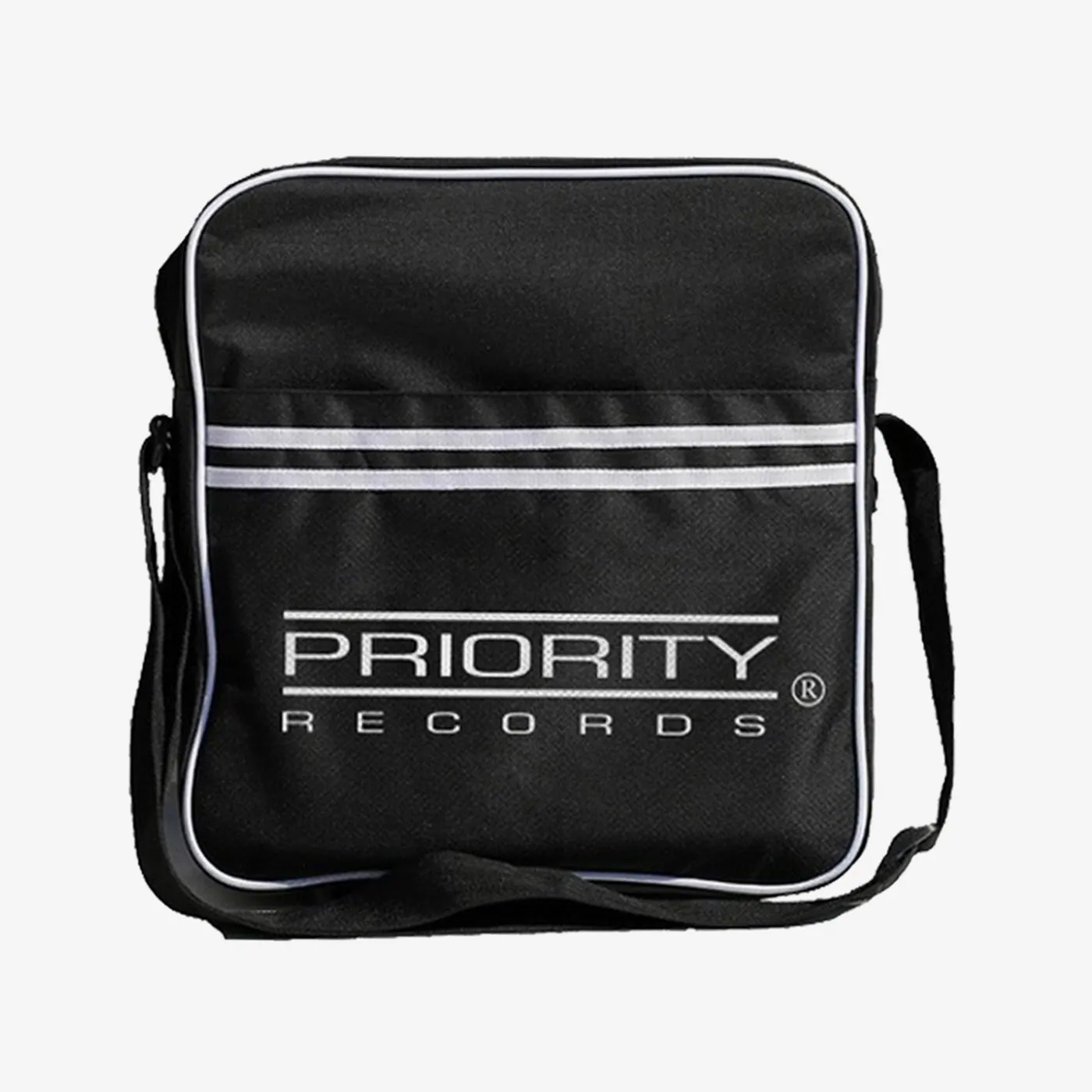 Priority Records Rocksax Priority - Zip Top Messenger Bag