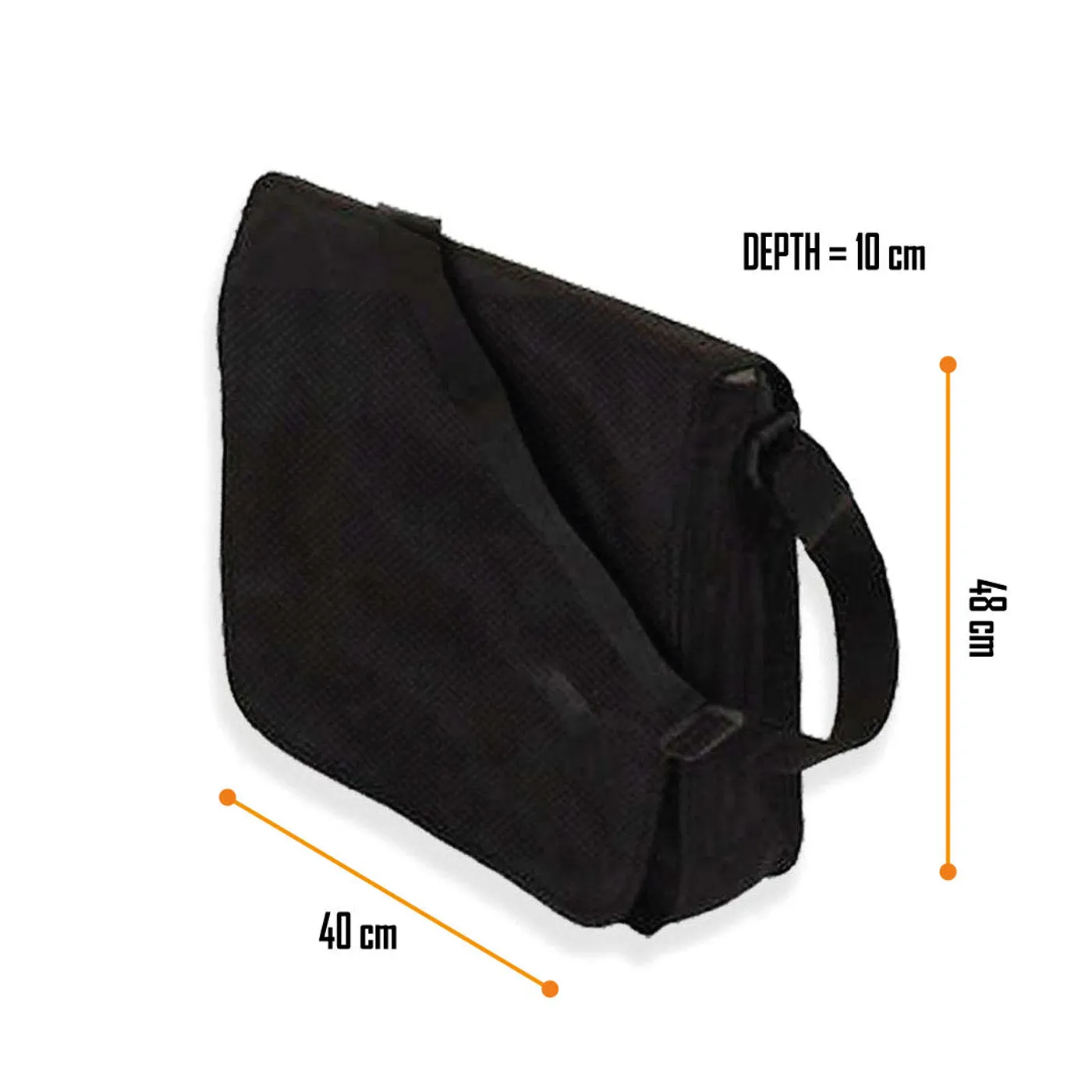 Capitol Records Rocksax Capitol Flap Top Messenger Bag