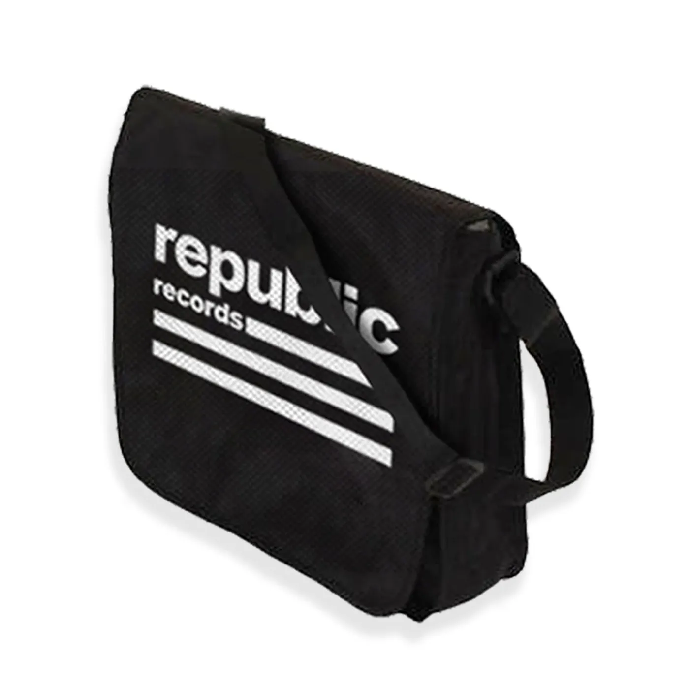 Republic Records Rocksax Republic Flap Top Messenger Bag