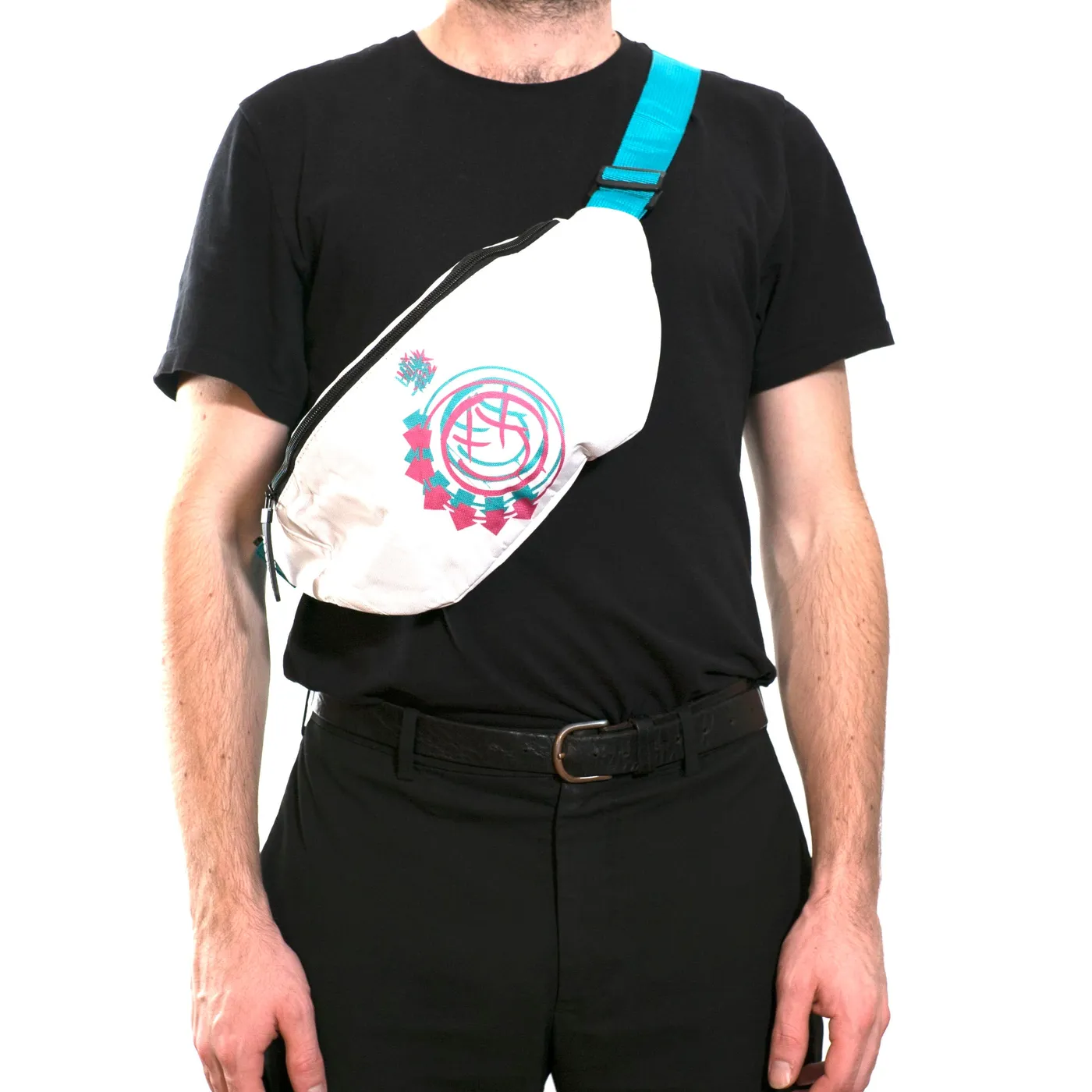 Rocksax blink-182 Bum Bag (Fanny pack) - Smile White