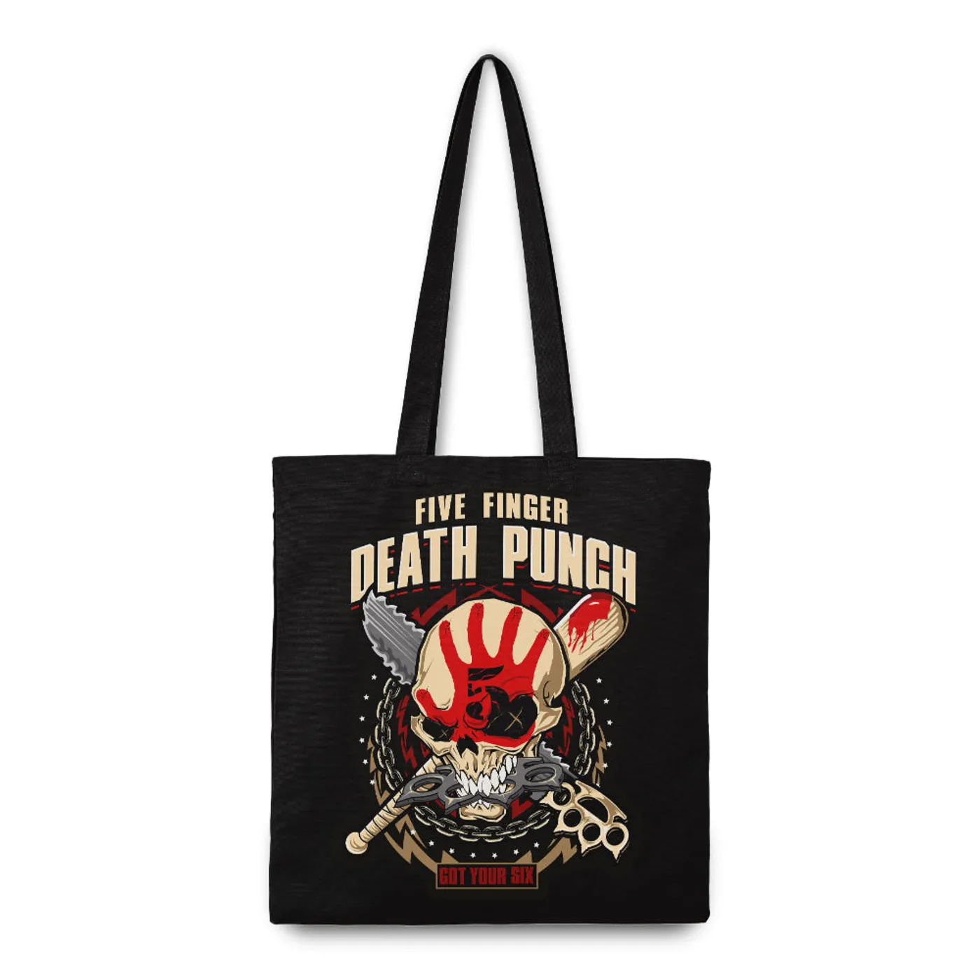 Rocksax Five Finger Death Punch Tote Bag - Got Your Six