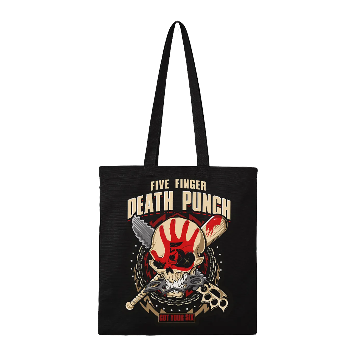 Rocksax Five Finger Death Punch Tote Bag - Got Your Six