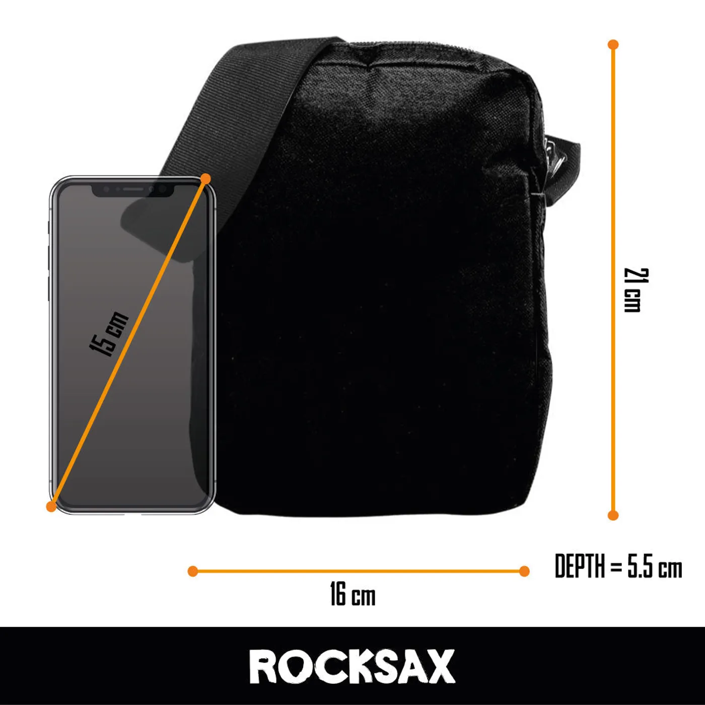 Rocksax Tupac Crossbody Bag - Tupac