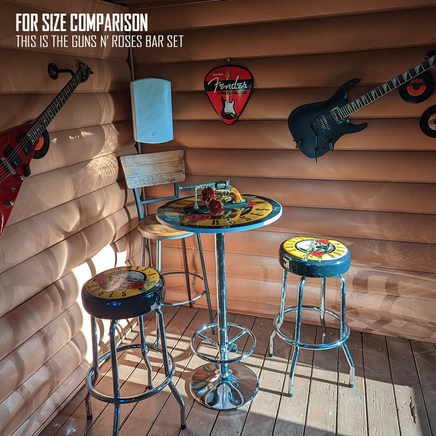 Rocksax Marilyn Manson Bar Set - Red Lips