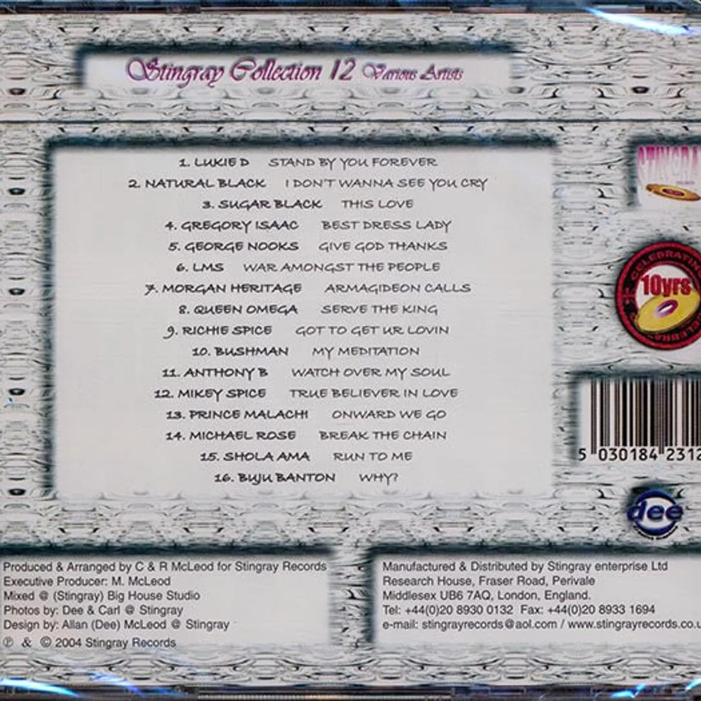 Michael Rose, Bushman, Morgan Heritage, Etc.  CD -  Stingray Collection Volume 12