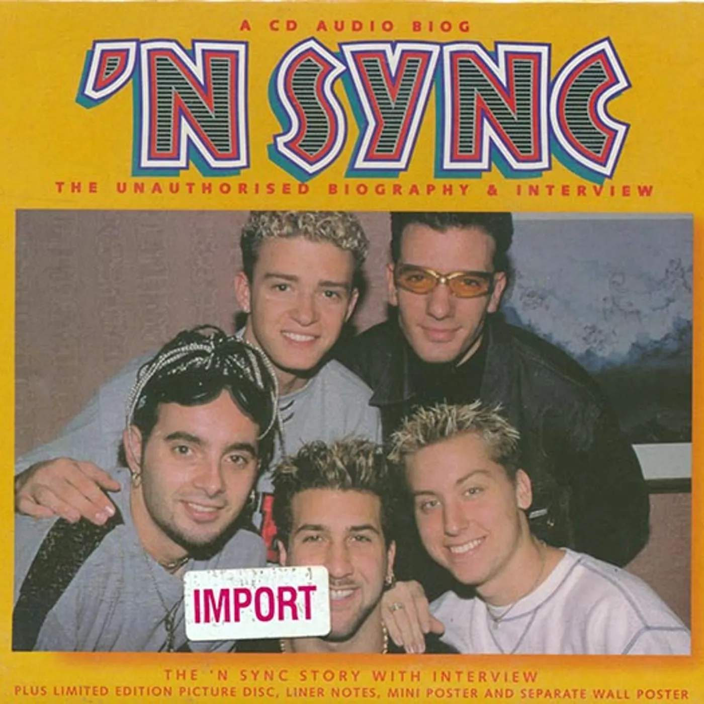 *NSYNC  CD -  The Unauthorised Biography & Interview (incl. large booklet)