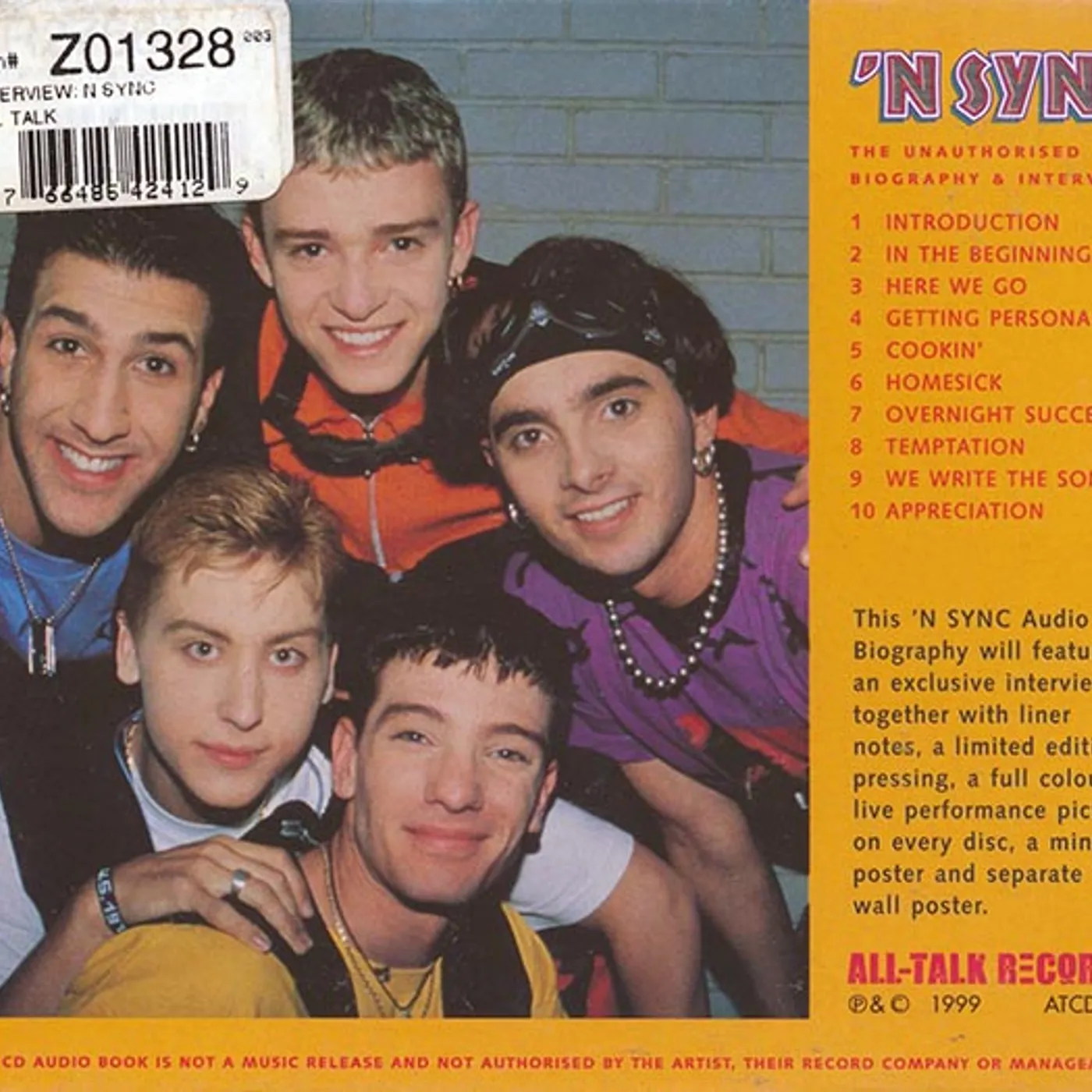 *NSYNC  CD -  The Unauthorised Biography & Interview (incl. large booklet)
