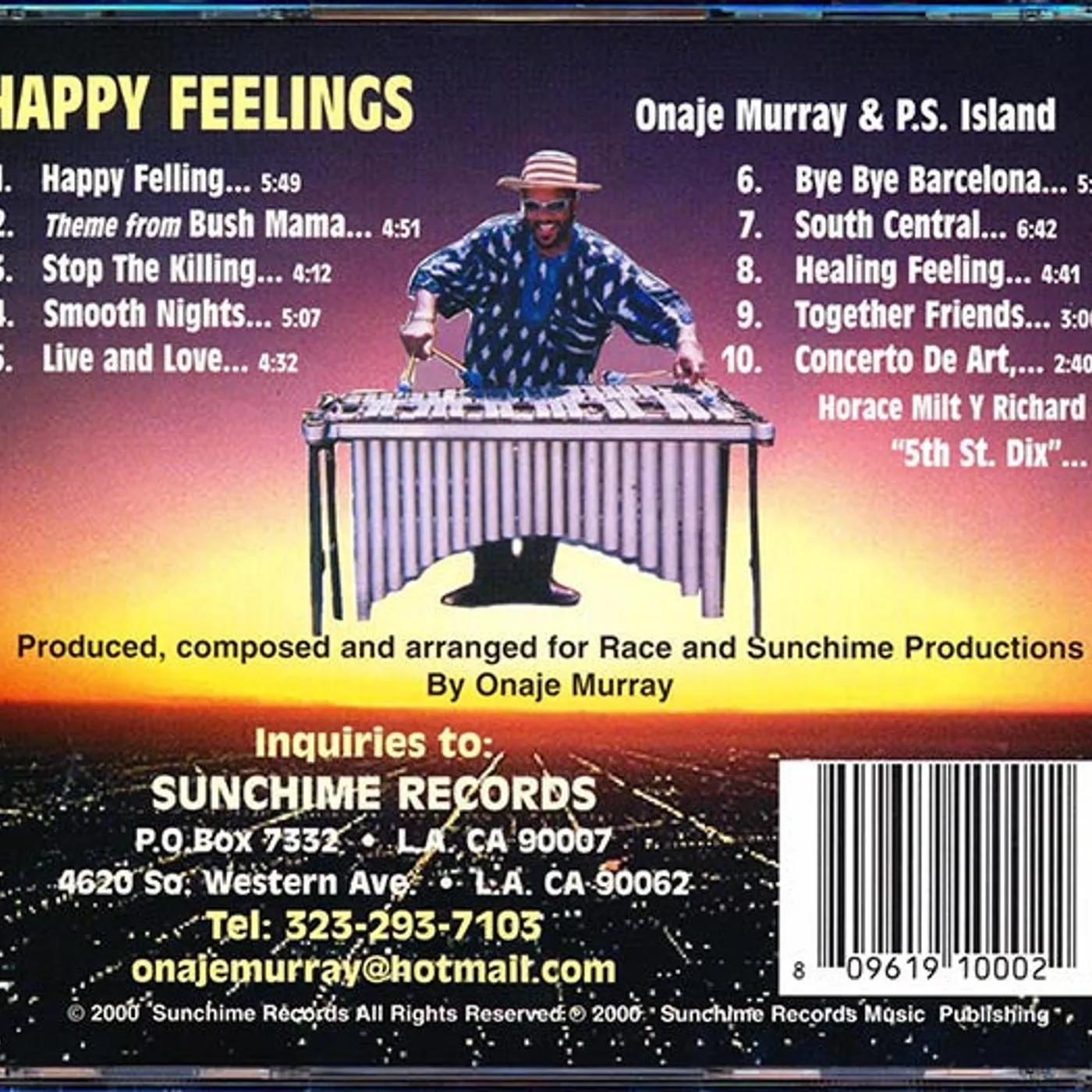 Omaje Murray & PS Island  CD -  Happy Feelings