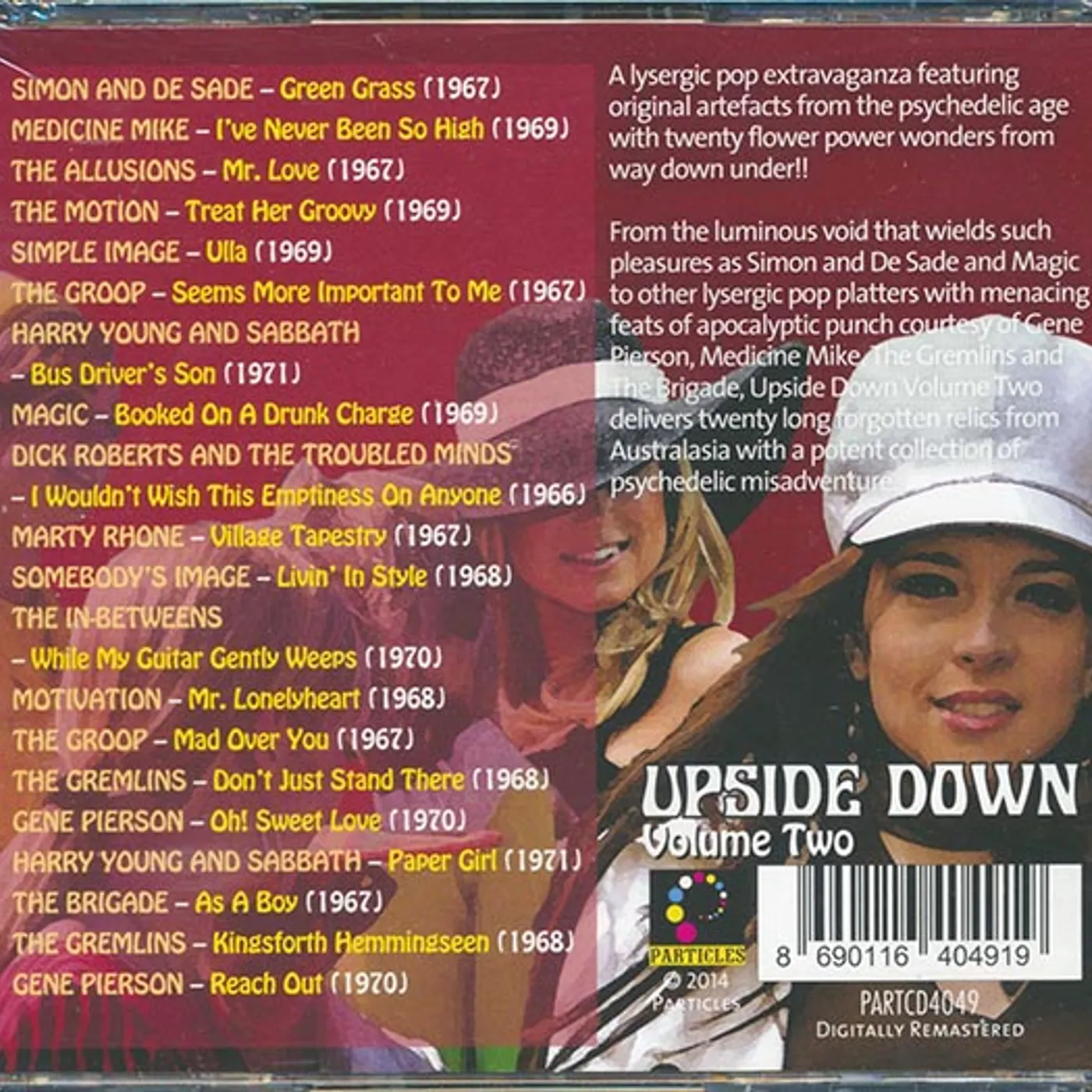 The Simple Image, The Groop, Medicine Mike, Motivation, The Gremlins, Etc.  CD -  Upside Down Volume 2: Coloured Dreams From The Underworld 1966 1971