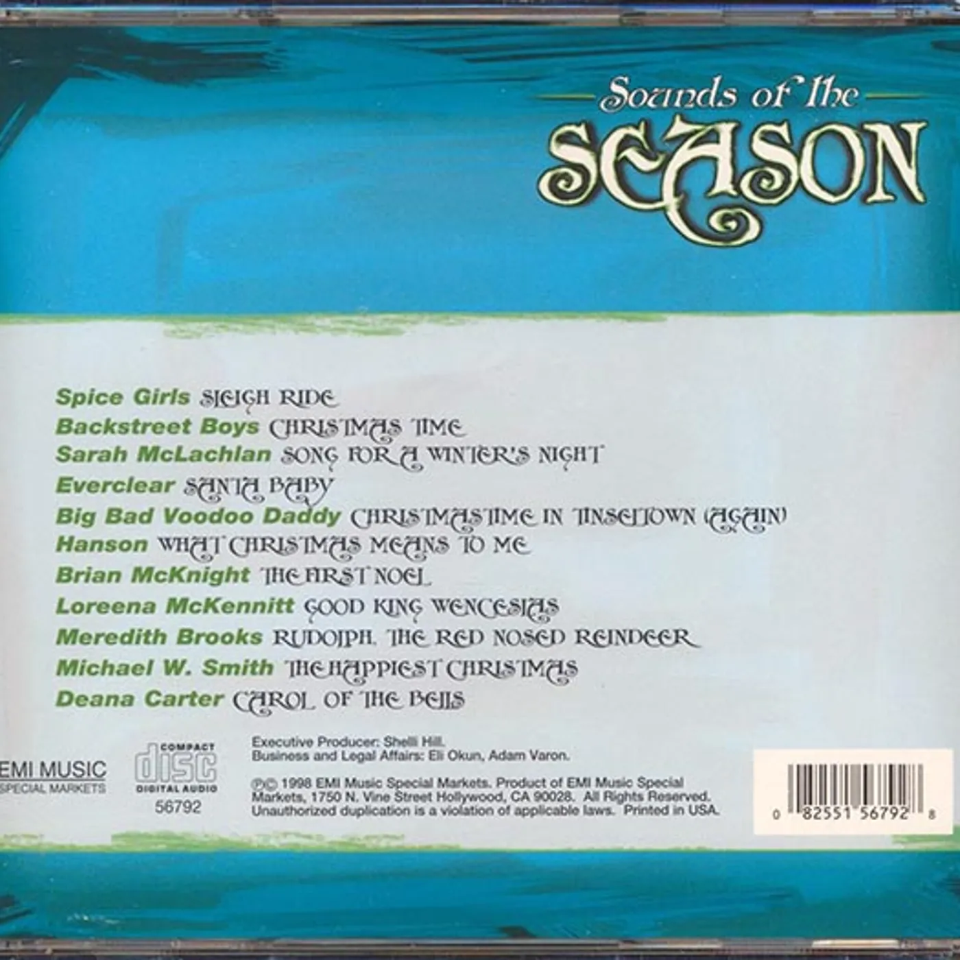 Spice Girls, Backstreet Boys, Hanson, Etc.  CD -  Sounds Of The Season