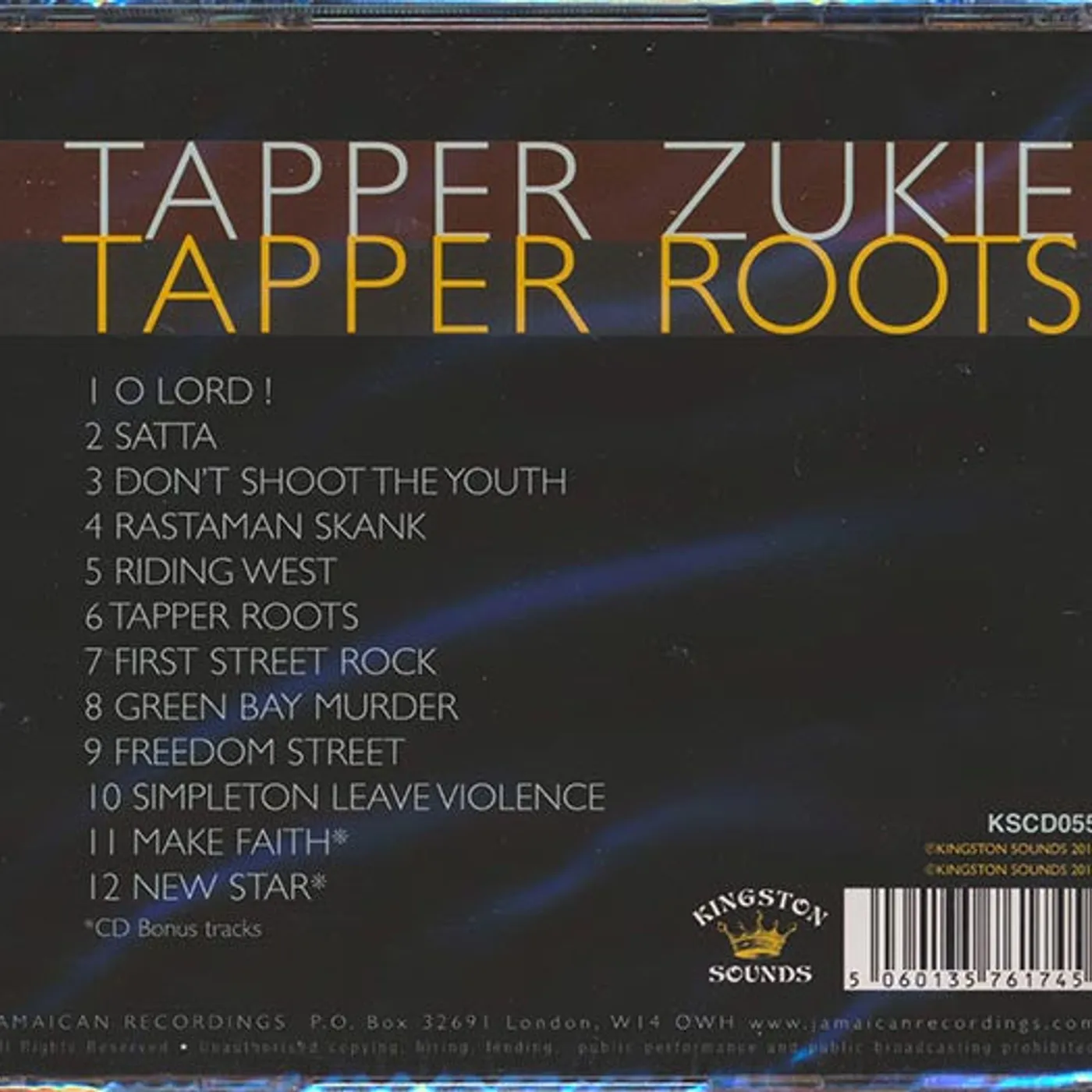 Tappa Zukie  CD -  Tapper Roots
