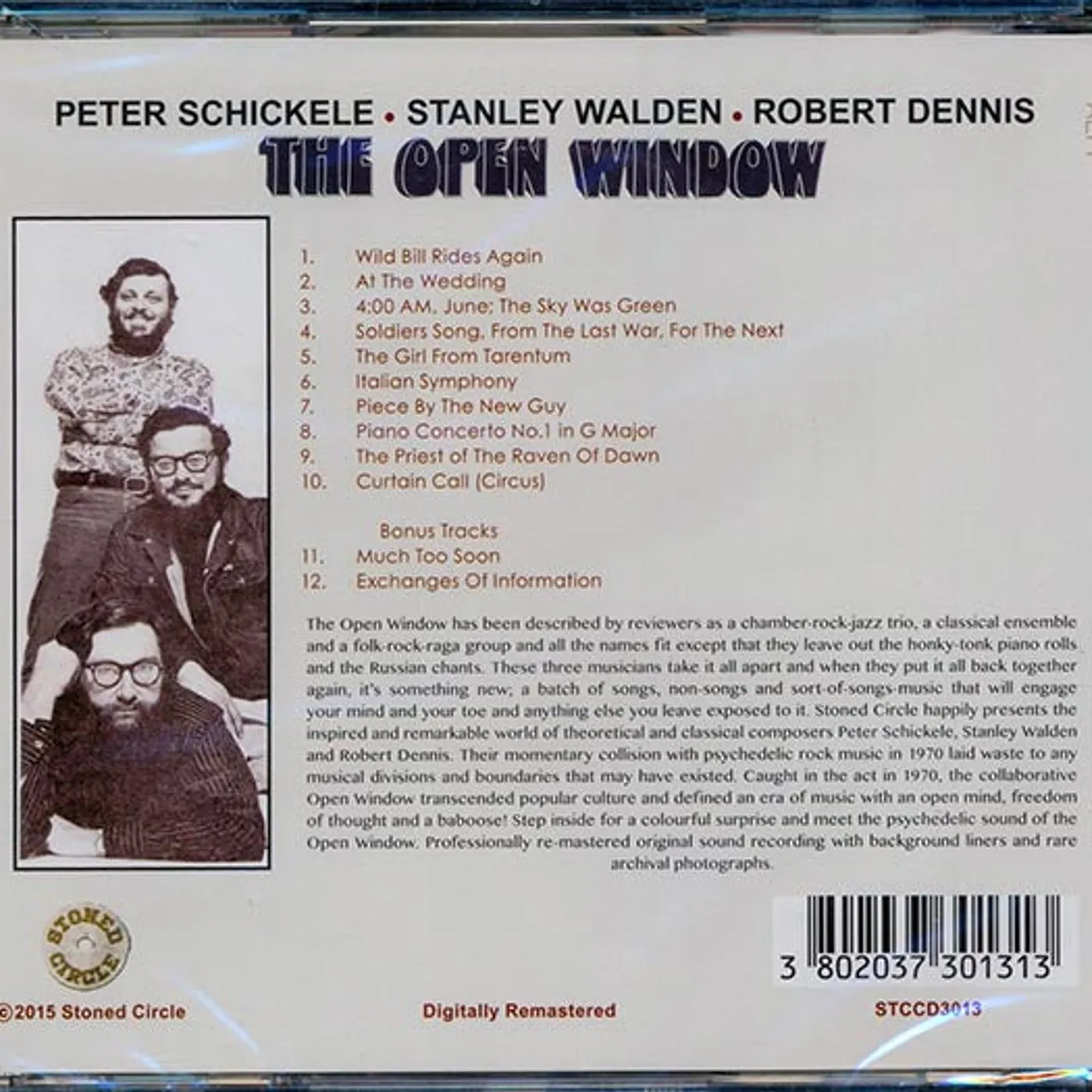 The Open Window  CD -  The Open Window (+ 3 bonus tracks) (incl. 8 page booklet) (remastered)