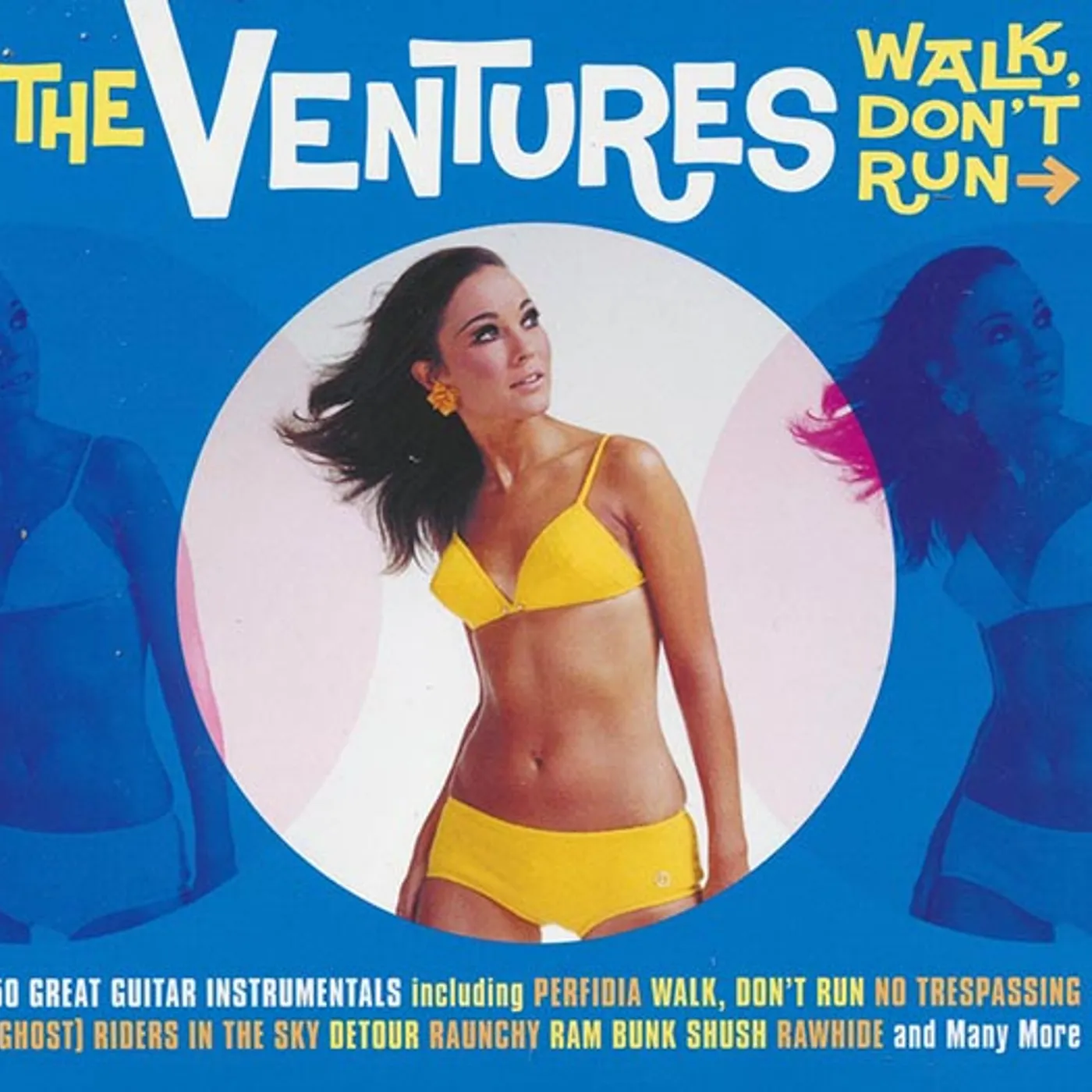 The Ventures  CD -  Walk Don't Run: 50 Great Guitar Instrumentals (50 tracks) (2xCD) (deluxe 3 fold digipak)