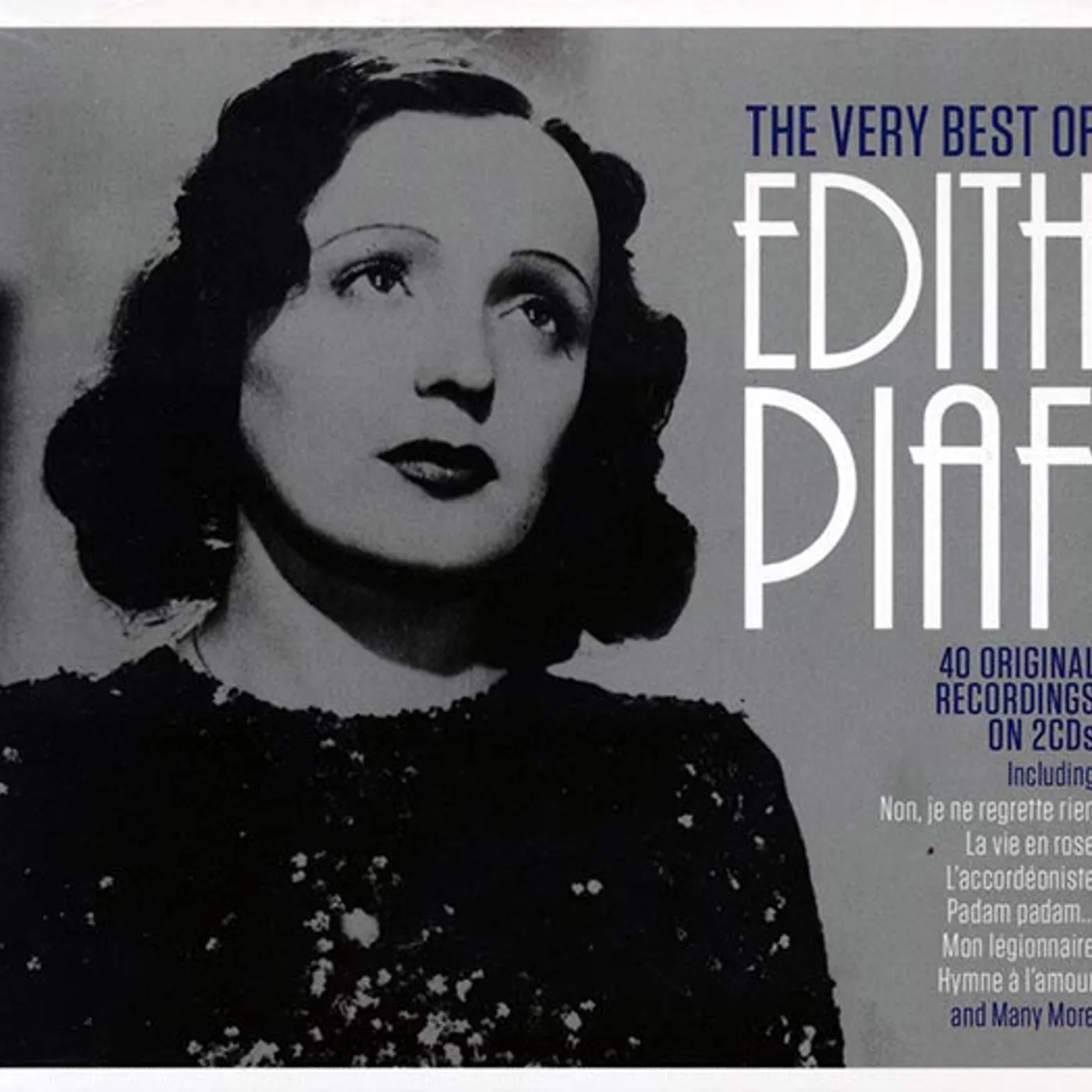 Édith Piaf  CD -  The Very Best Of Edith Piaf: 40 Original Recordings (40 tracks) (2xCD)