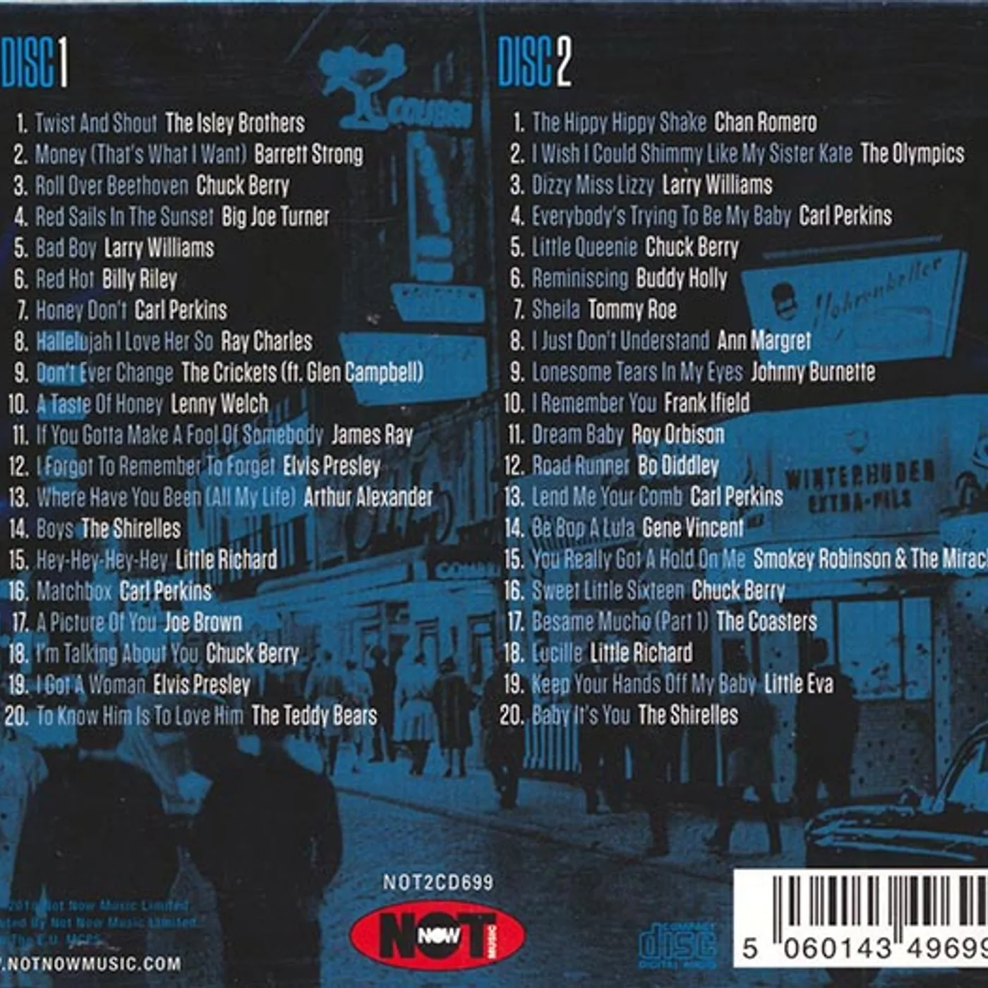 Elvis Presley, Chuck Berry, Carl Perkins, Etc.  CD -  The Songs That Got Them Started: 40 Songs The Beatles Played In The Hamburg Years (40 tracks) (2xCD)