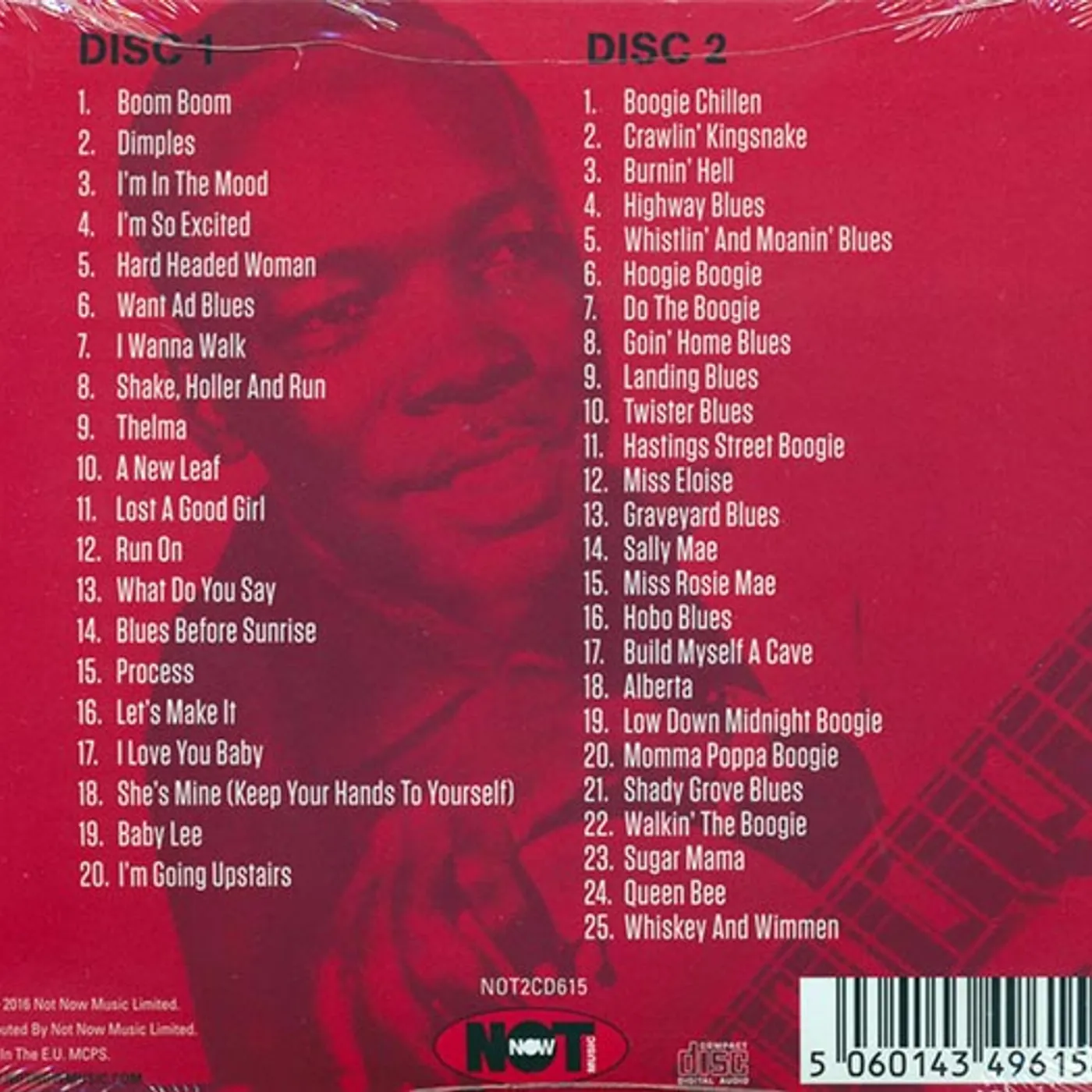 John Lee Hooker  CD -  The Very Best Of John Lee Hooker (45 tracks) (2xCD)