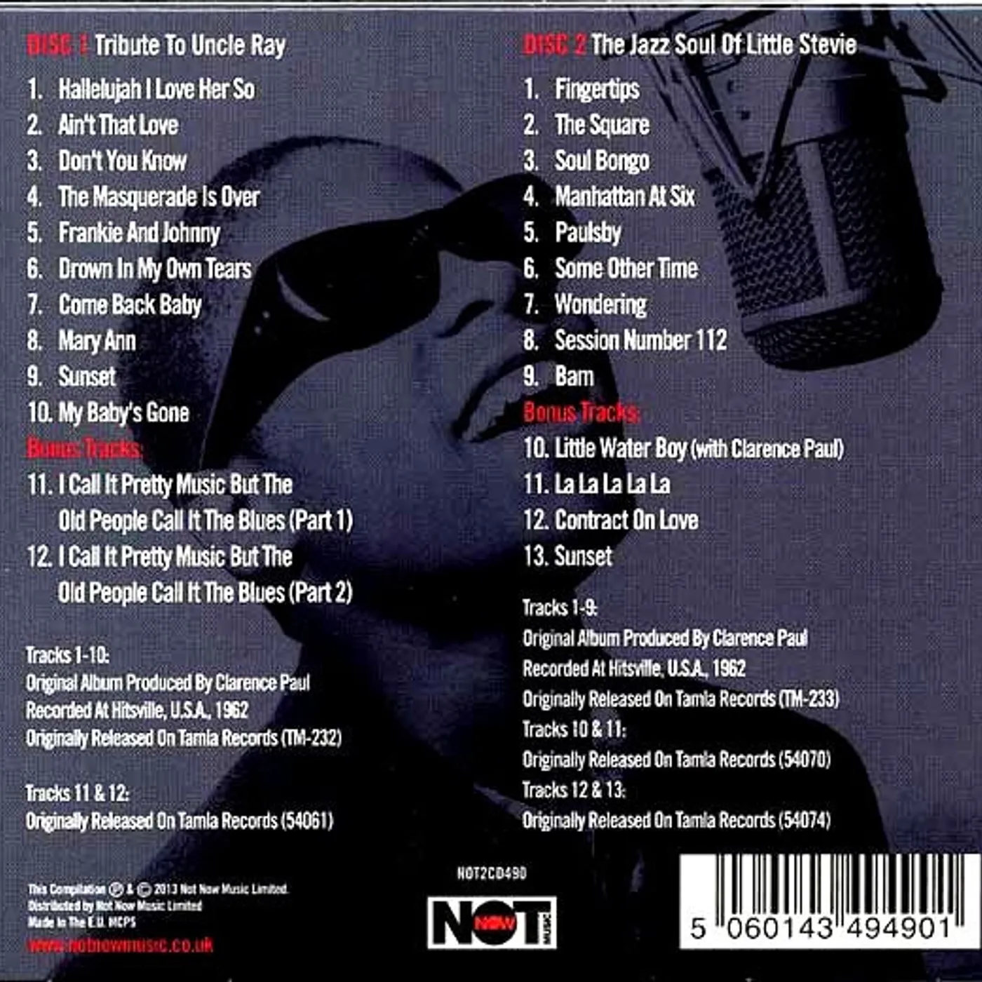 Stevie Wonder  CD -  Introducing Stevie Wonder (25 tracks) (2xCD)