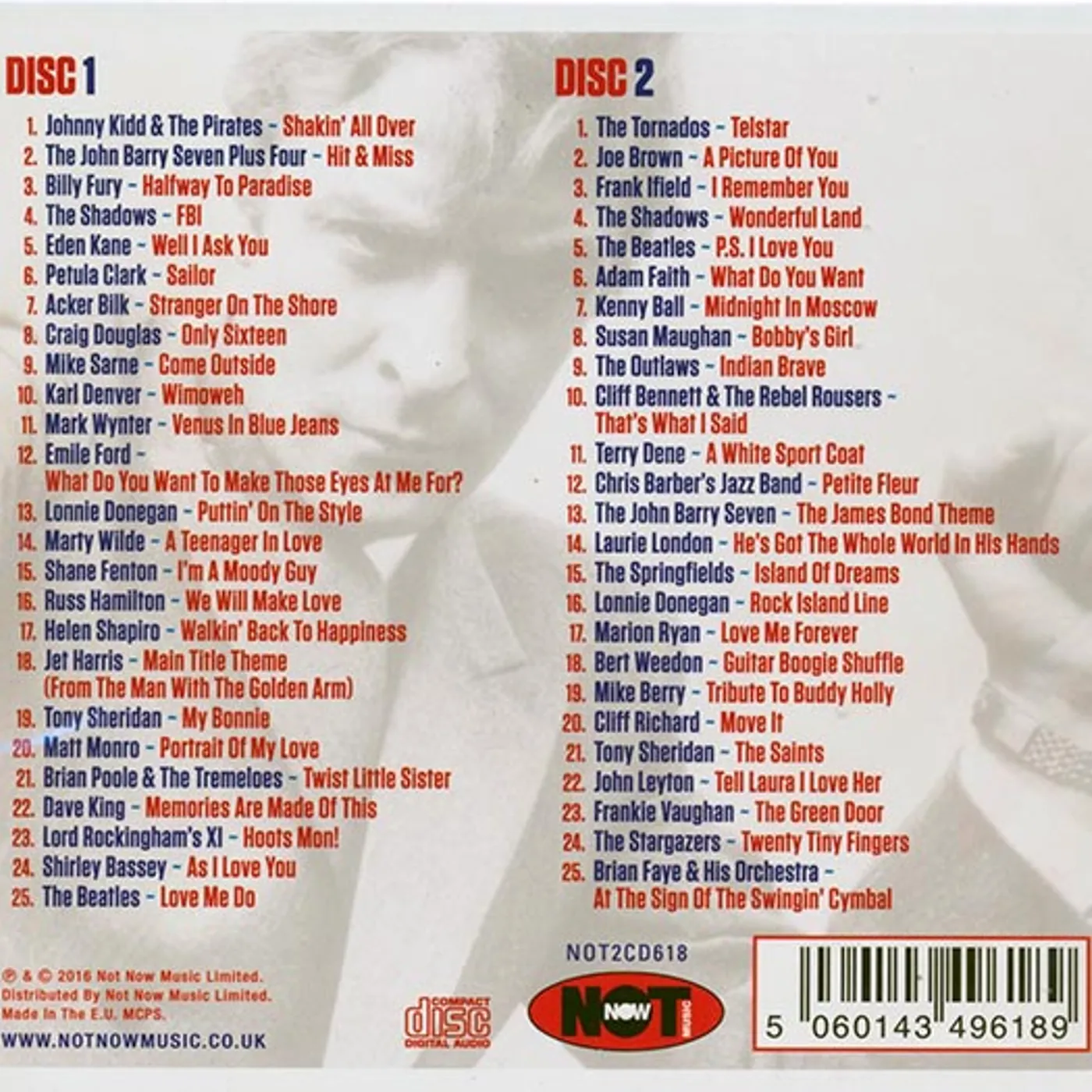 Various  CD -  A Fistful Of Brits! (50 tracks) (2xCD)