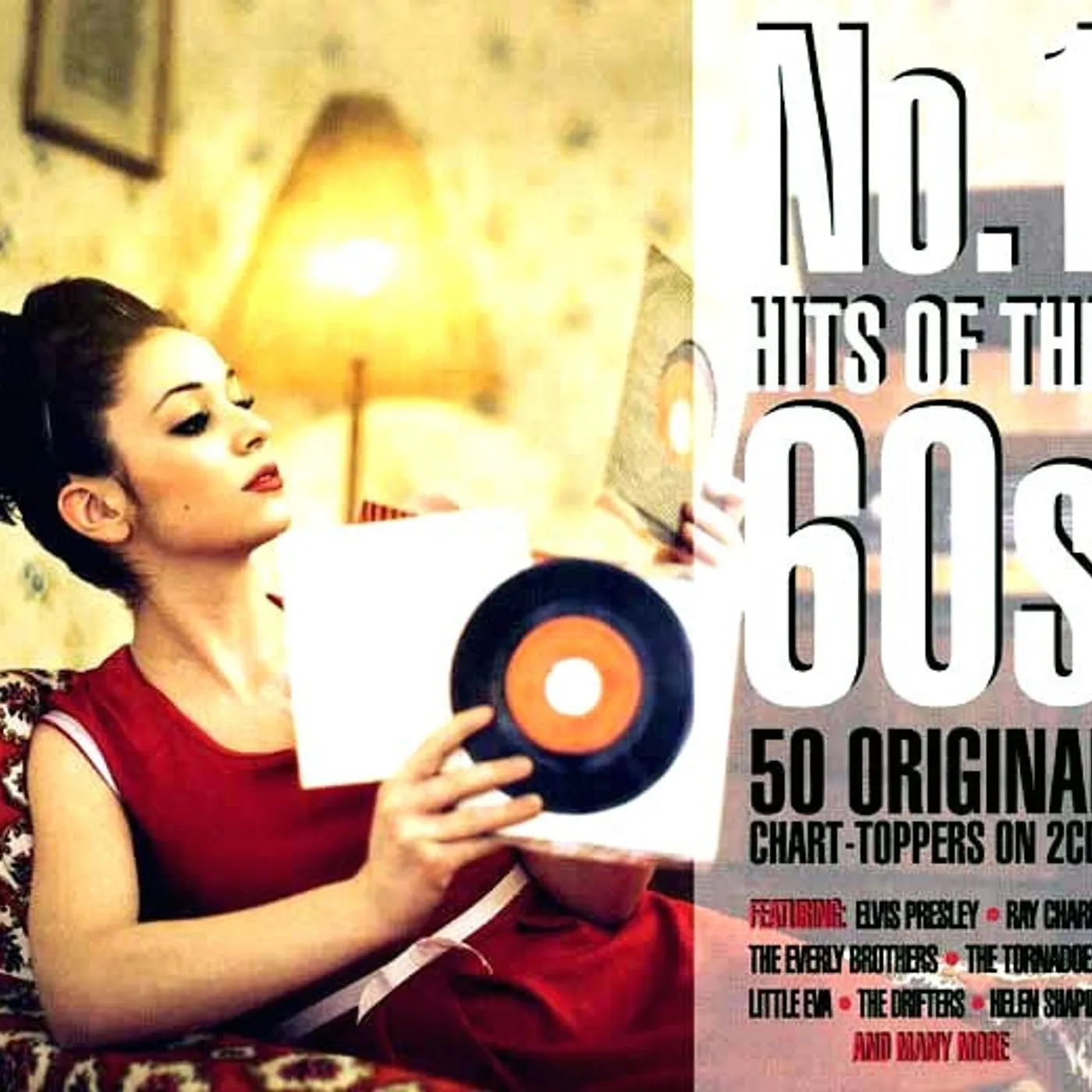 Various  CD -  Number 1 Hits Of The 60s (50 tracks) (2xCD)