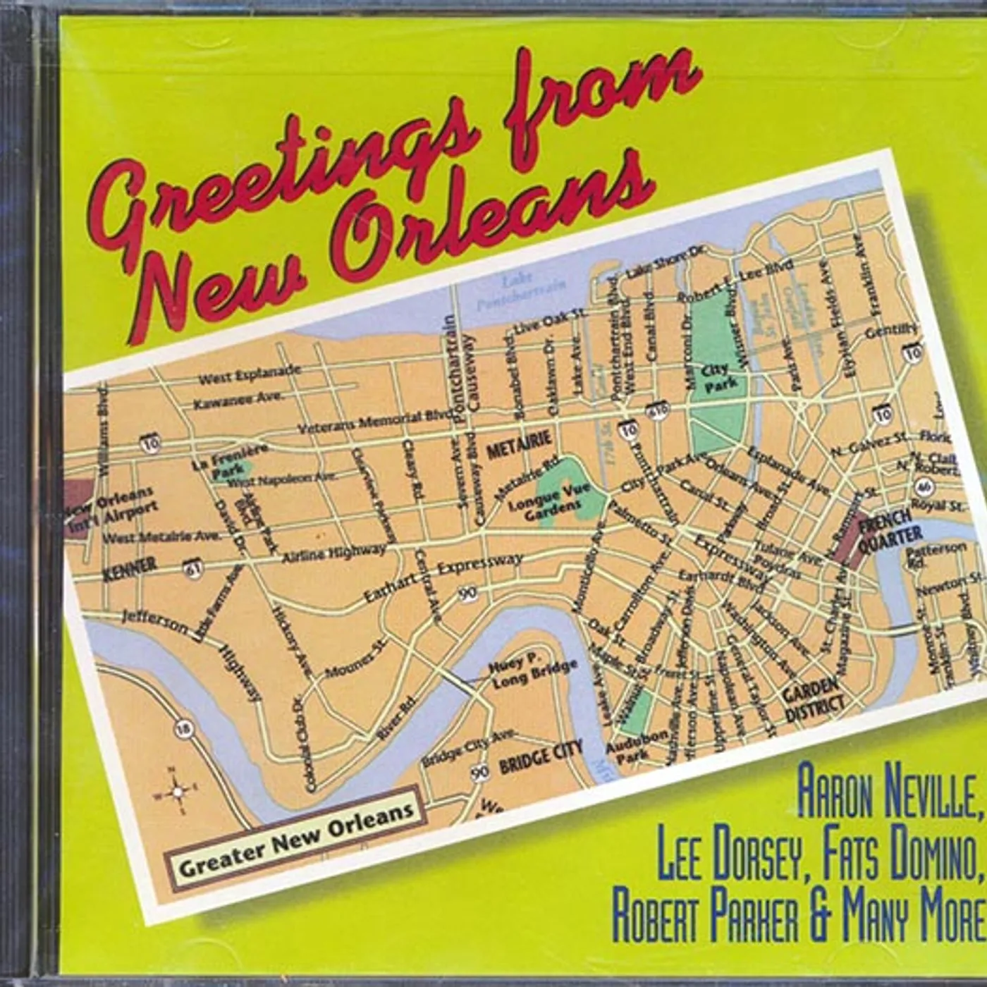 Aaron Neville, Lee Dorsey, Fats Domino, Robert Parker, Etc.  CD -  Greetings From New Orleans