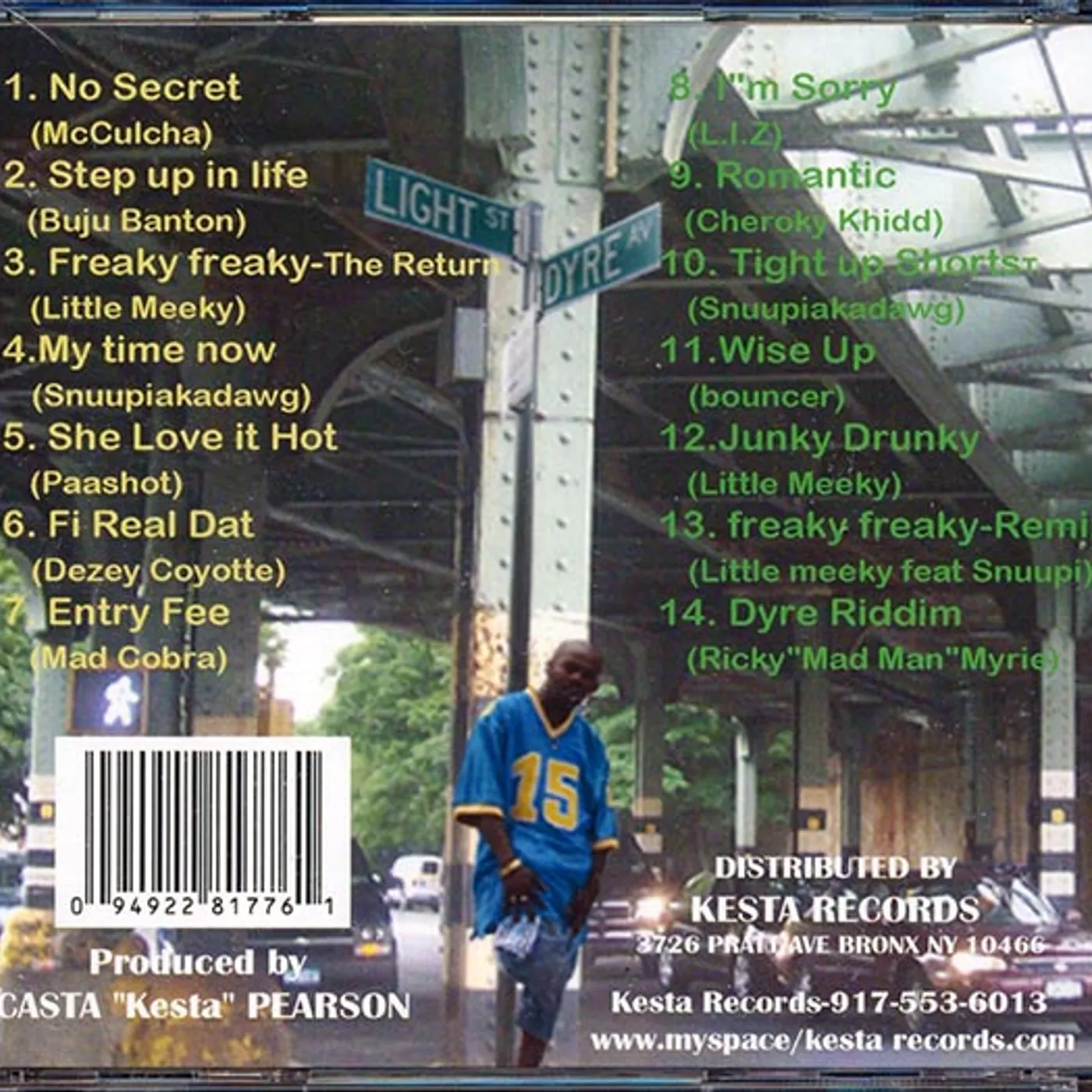 Buju Banton, Mad Cobra, Bouncer, Etc.  CD -  Kesta Presents Da Dyre Riddim