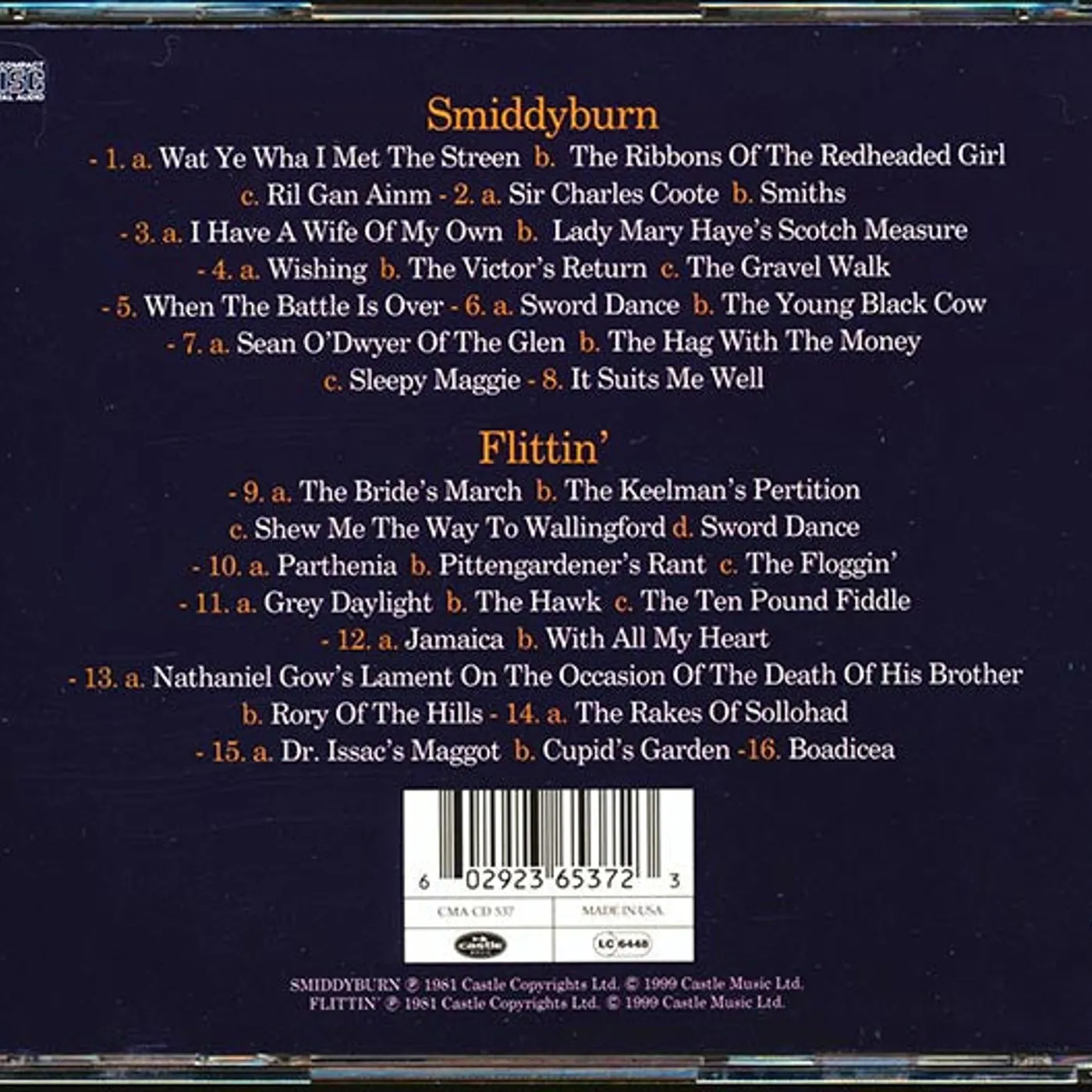 Dave Swarbrick  CD -  Smiddyburn + Flittin' (2 albums on 1 CD)