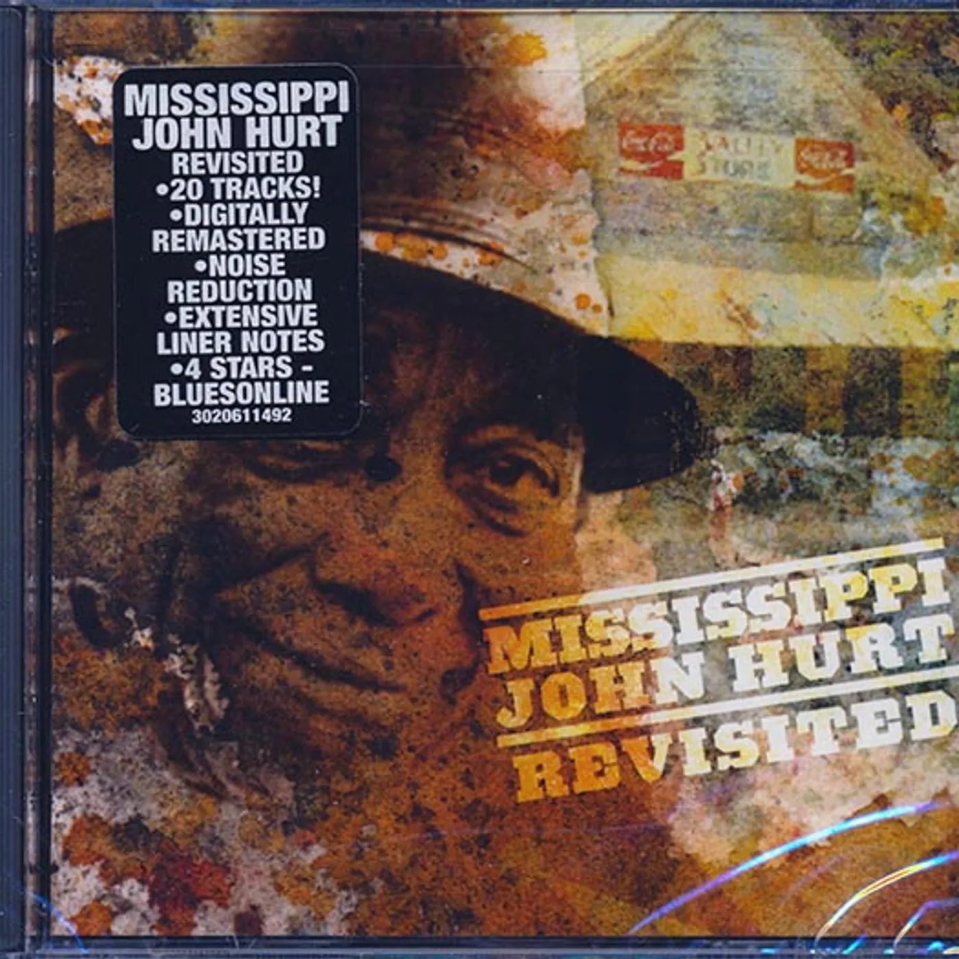 Mississippi John Hurt  CD -  Mississippi John Hurt Revisited (20 tracks)(remastered)