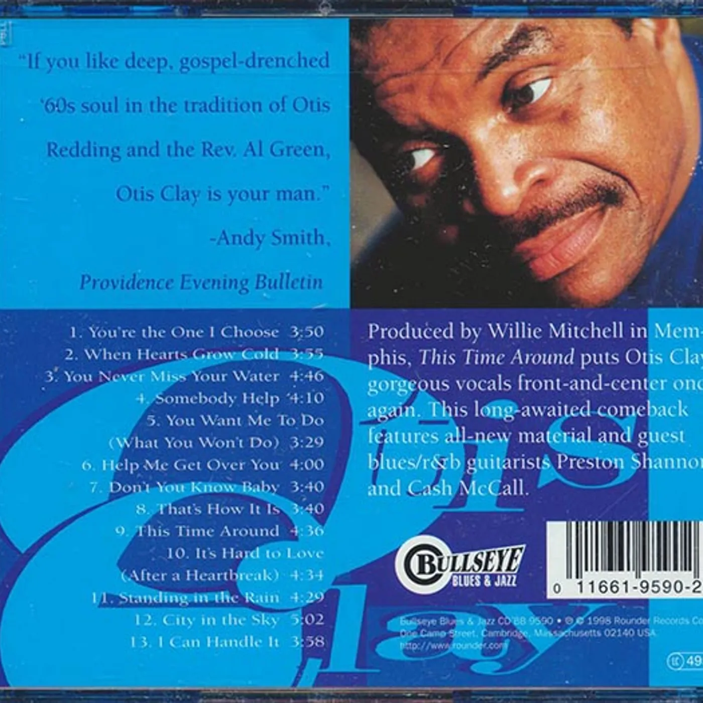 Otis Clay  CD -  This Time Around