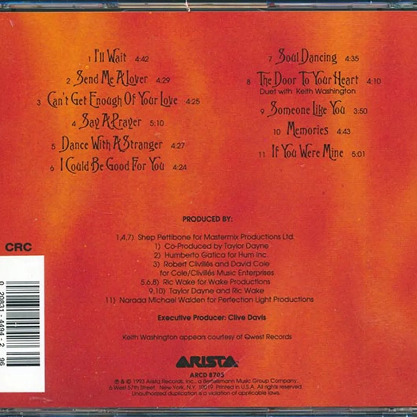 Taylor Dayne  CD -  Soul Dancing