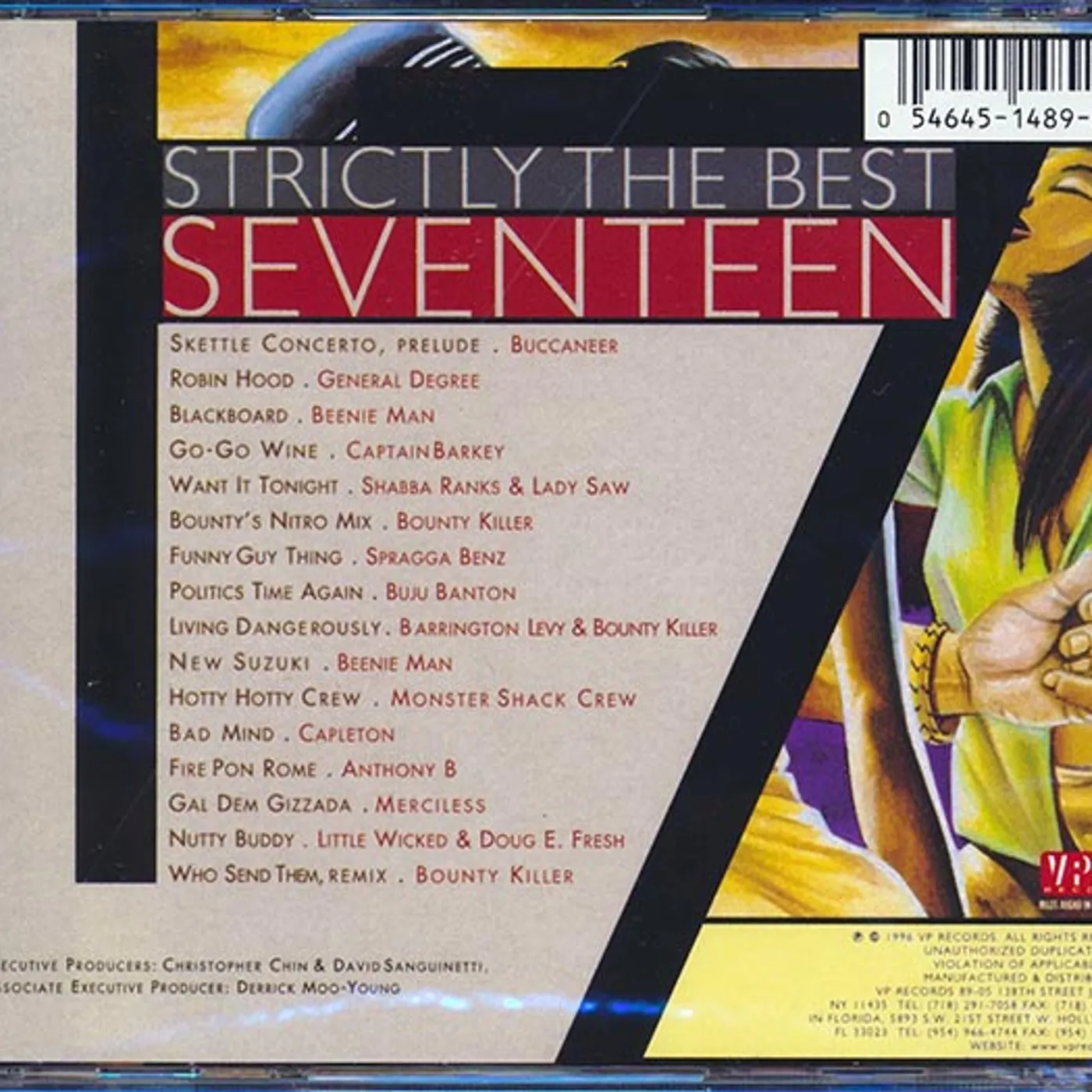 Buju Banton, Capleton, Anthony B, Etc.  CD -  Strictly The Best 17