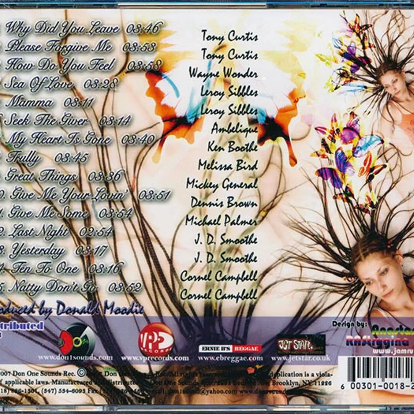 Cornell Campbell, Tony Curtis, Leroy Sibbles, JD Smoothe, Etc.  CD -  Classic: One Love From Don One