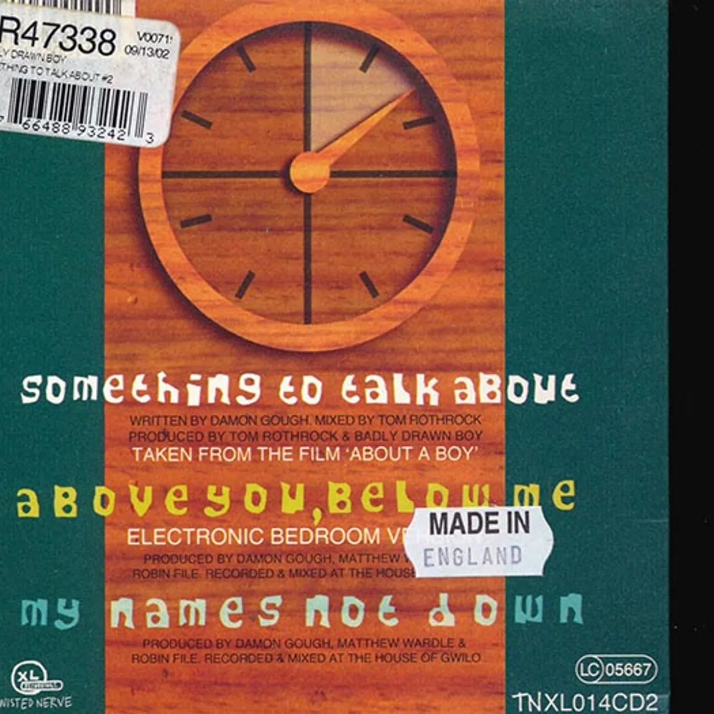 Badly Drawn Boy  CD -  Something To Talk About CD2