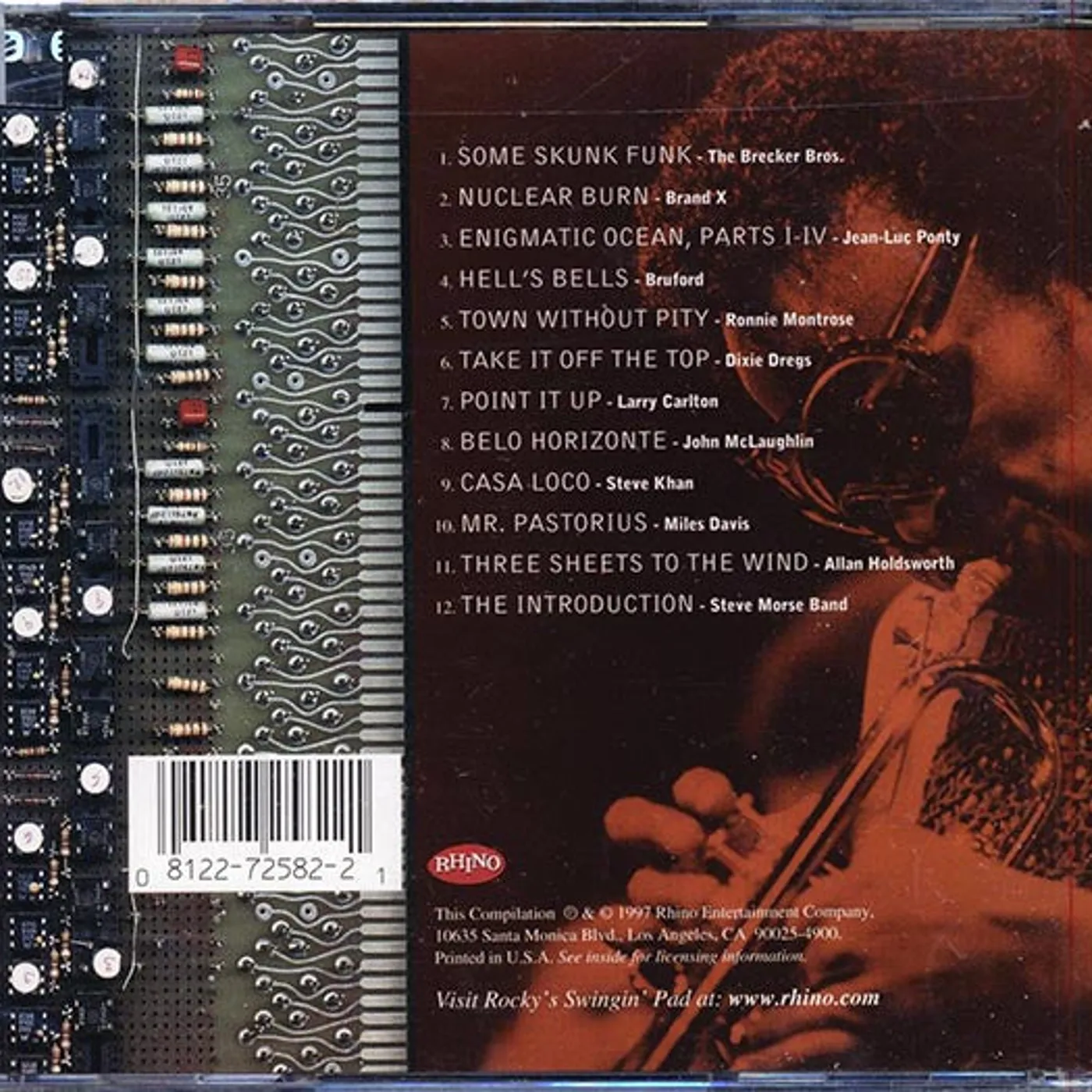 The Brecker Brothers, Brand X, Jean CD - Luc Ponty, Miles Davis, Etc.  Jazz Fusion Volume 2 (marked/ltd stock)