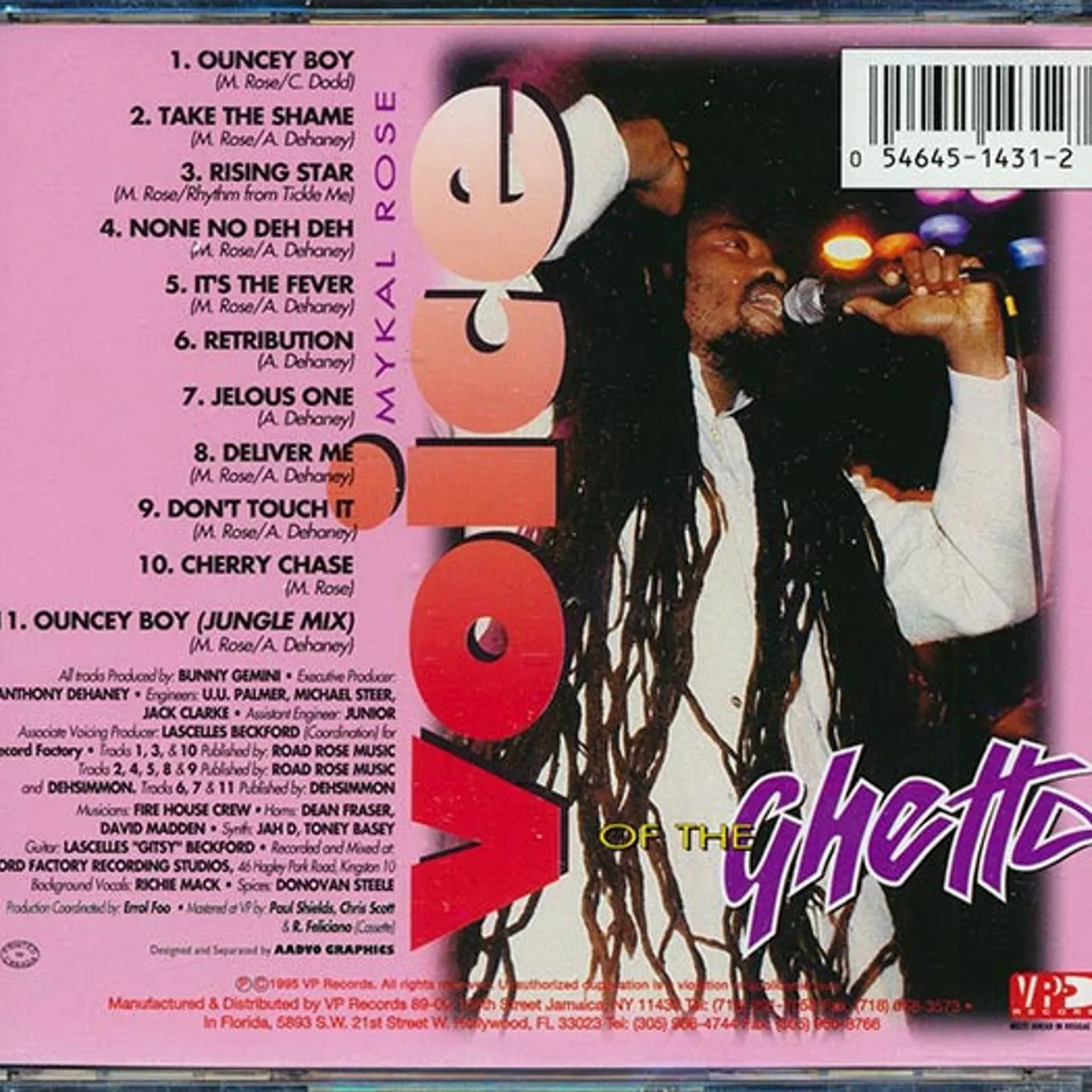 Michael Rose  CD -  Voice Of The Ghetto