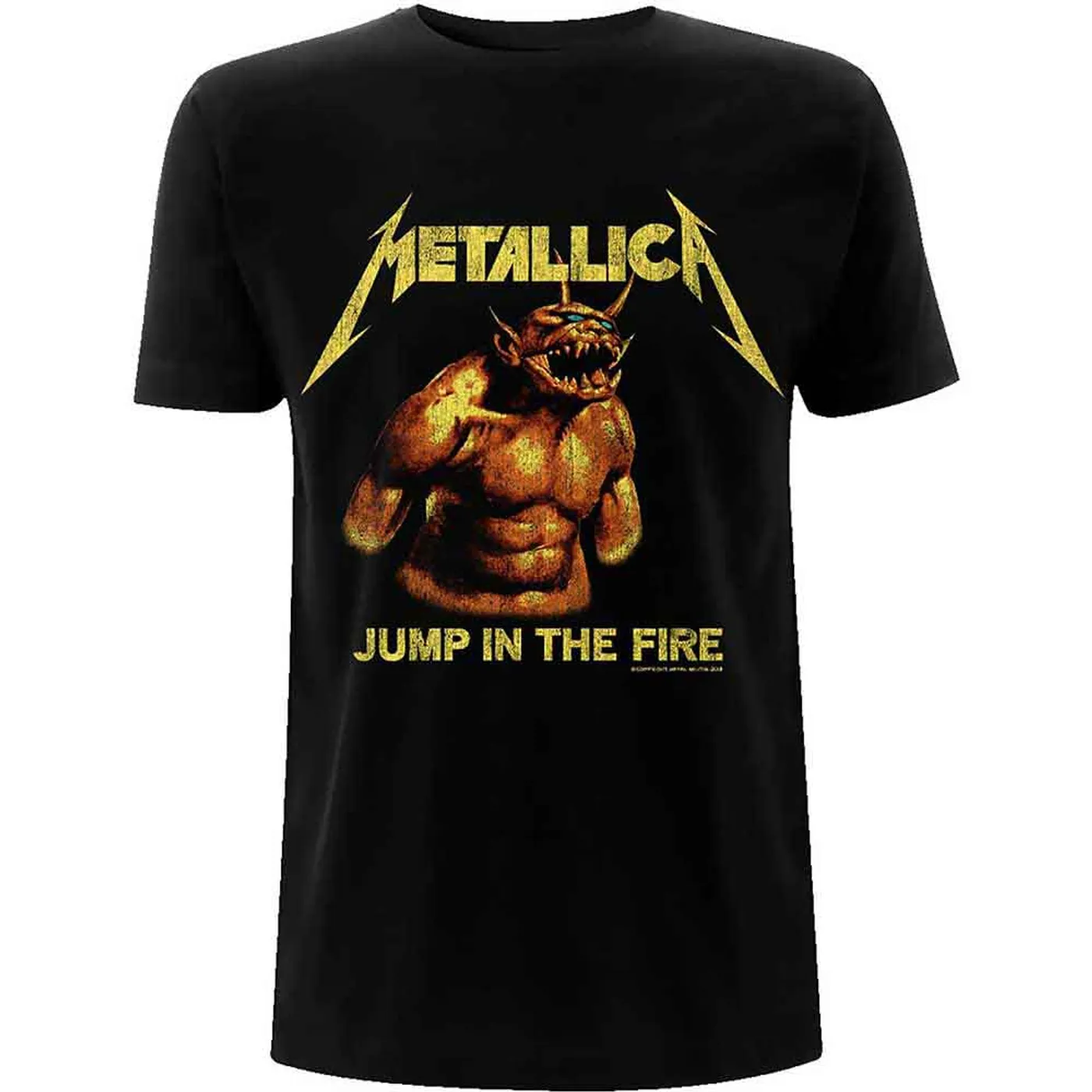 Metallica T Shirt - Jump In The Fire Vintage