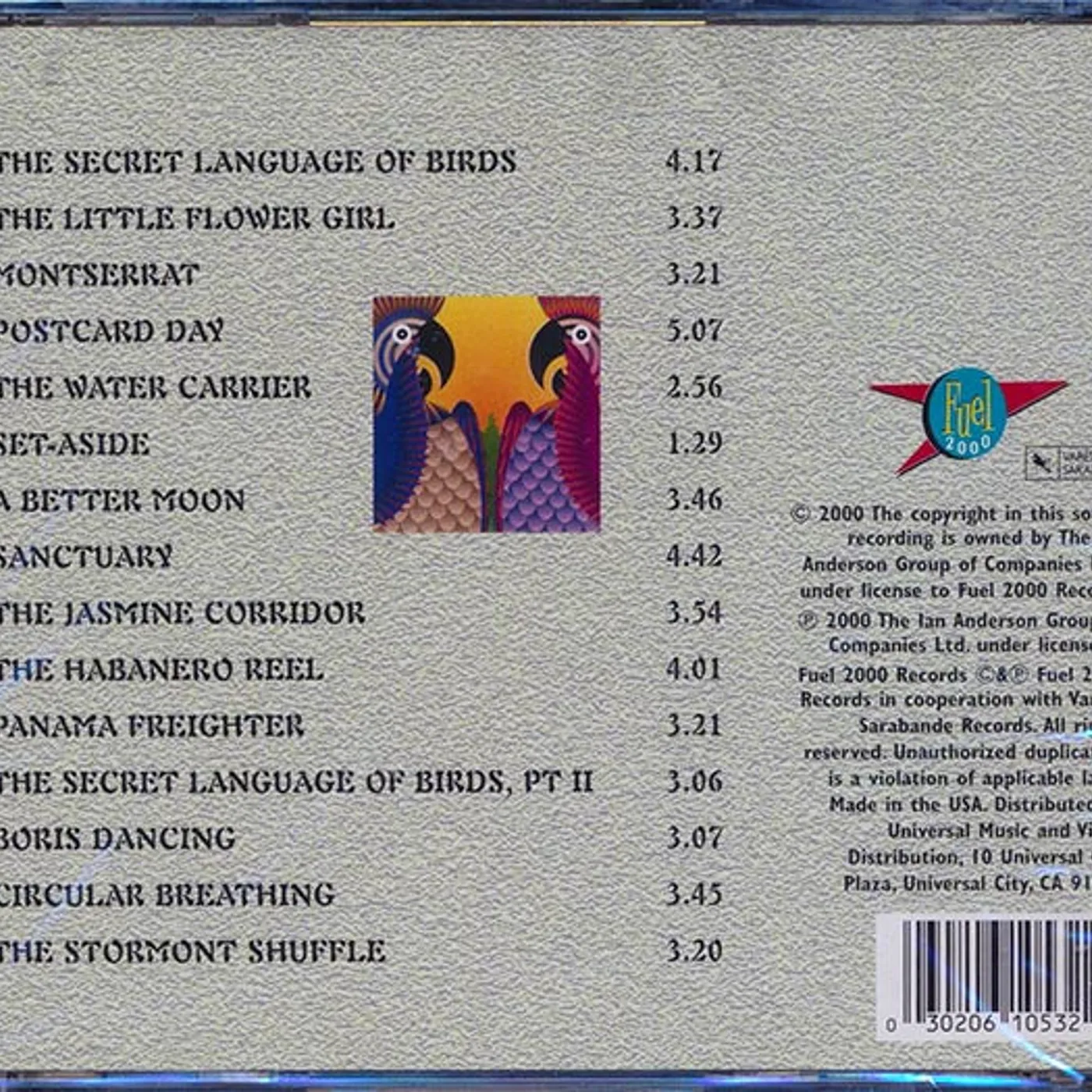 Ian Anderson (Jethro Tull)  CD -  The Secret Language Of Birds