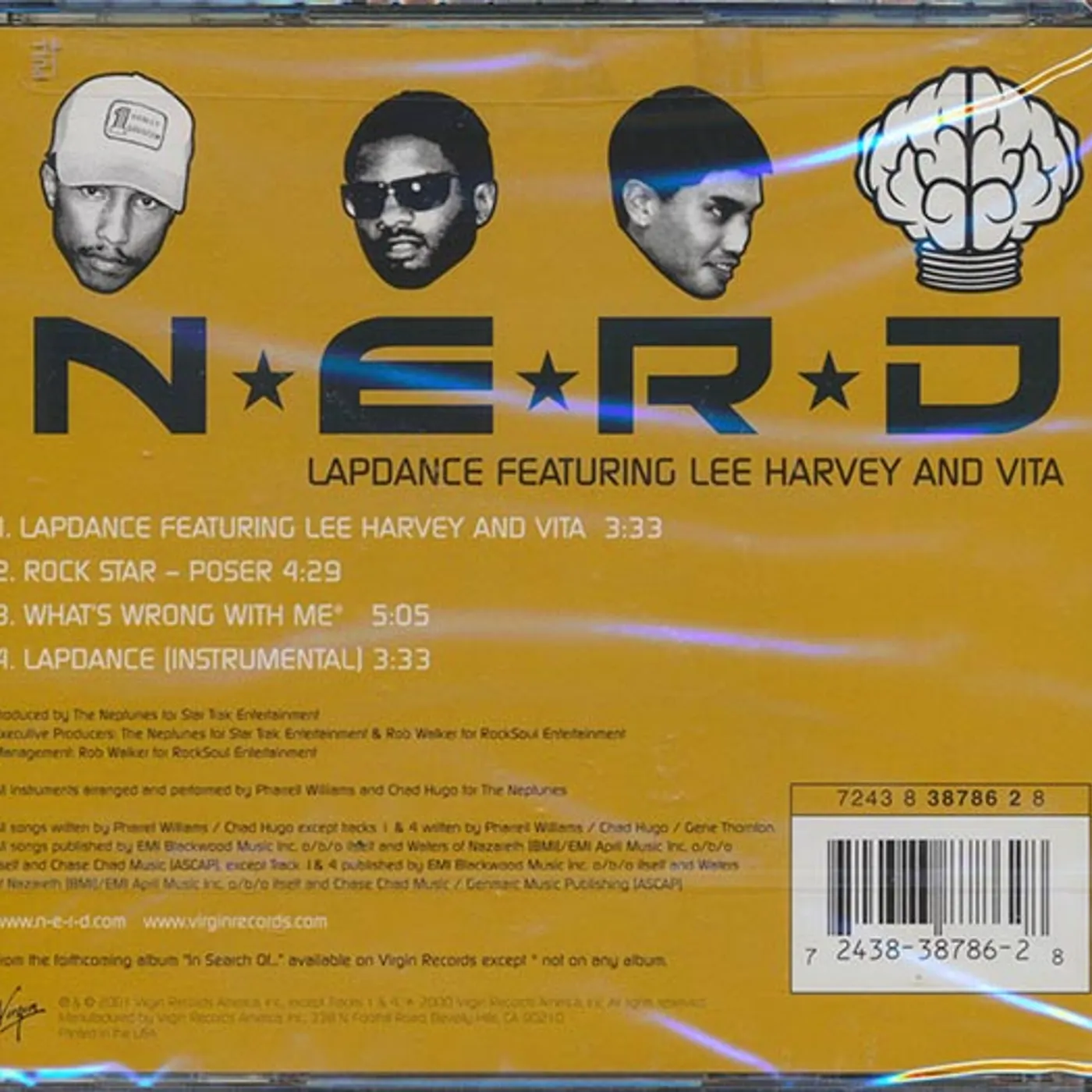 N.E.R.D, Lee Harvey, Vita  CD -  Lapdance