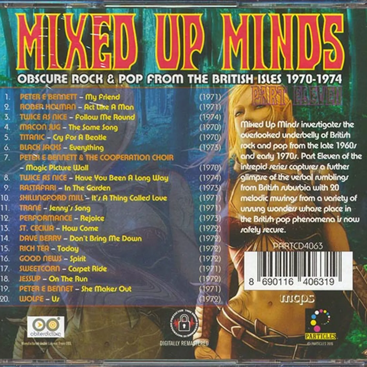 Twice As Nice, Rastafari, Trane, Rich Tea, Etc.  CD -  Mixed Up Minds: Obscure Rock & Pop From The British Isles 1970 1974