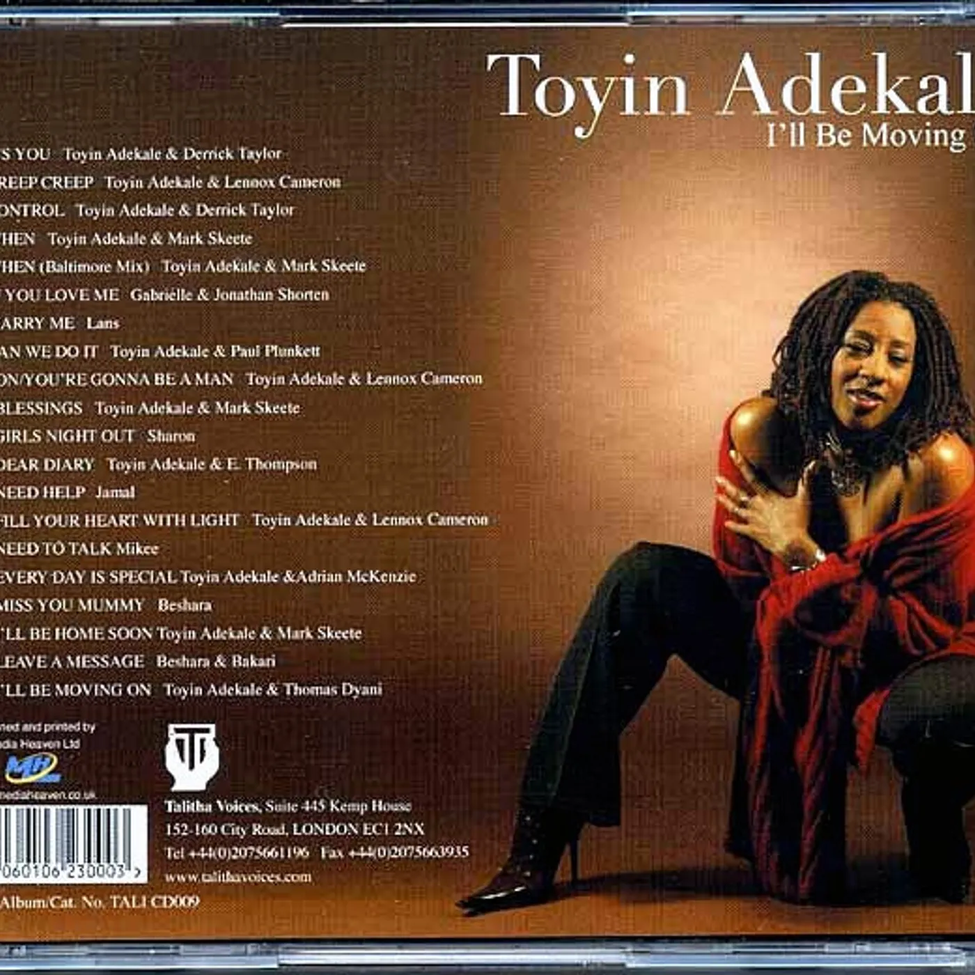 Toyin Adekale  CD -  I'll Be Moving On (20 tracks)