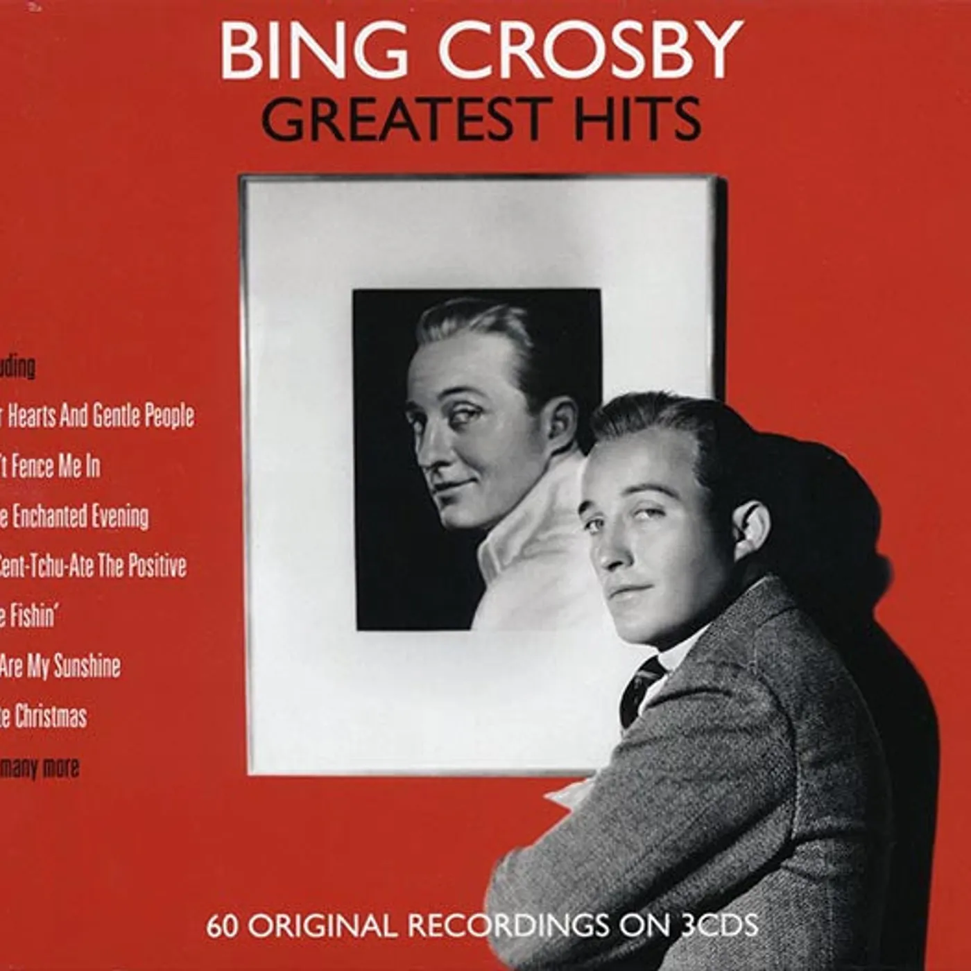 Bing Crosby  CD -  Greatest Hits: 60 Original Recordings (60 tracks) (3xCD) (deluxe 3 fold digipak)