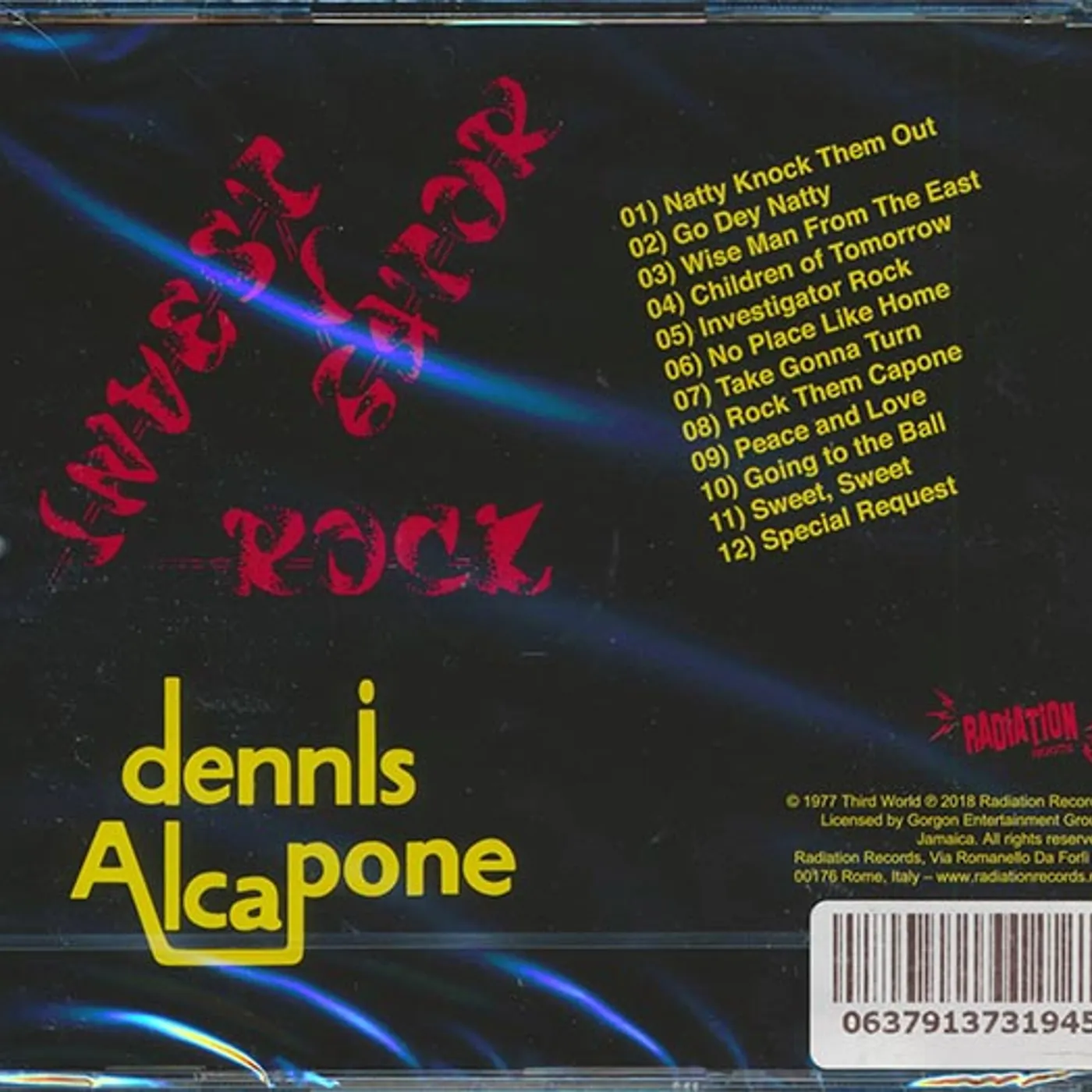 Dennis Alcapone CD - Investigator Rock