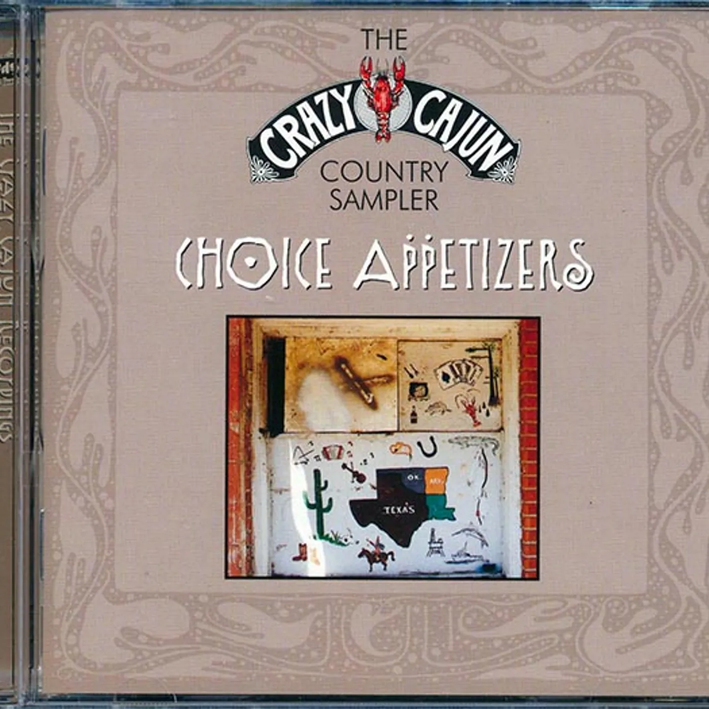 Freddy Fender, Ronnie Milsap, Floyd Tillman, Etc.  CD -  Choice Appetizers: The Crazy Cajun Country Sampler (20 tracks)