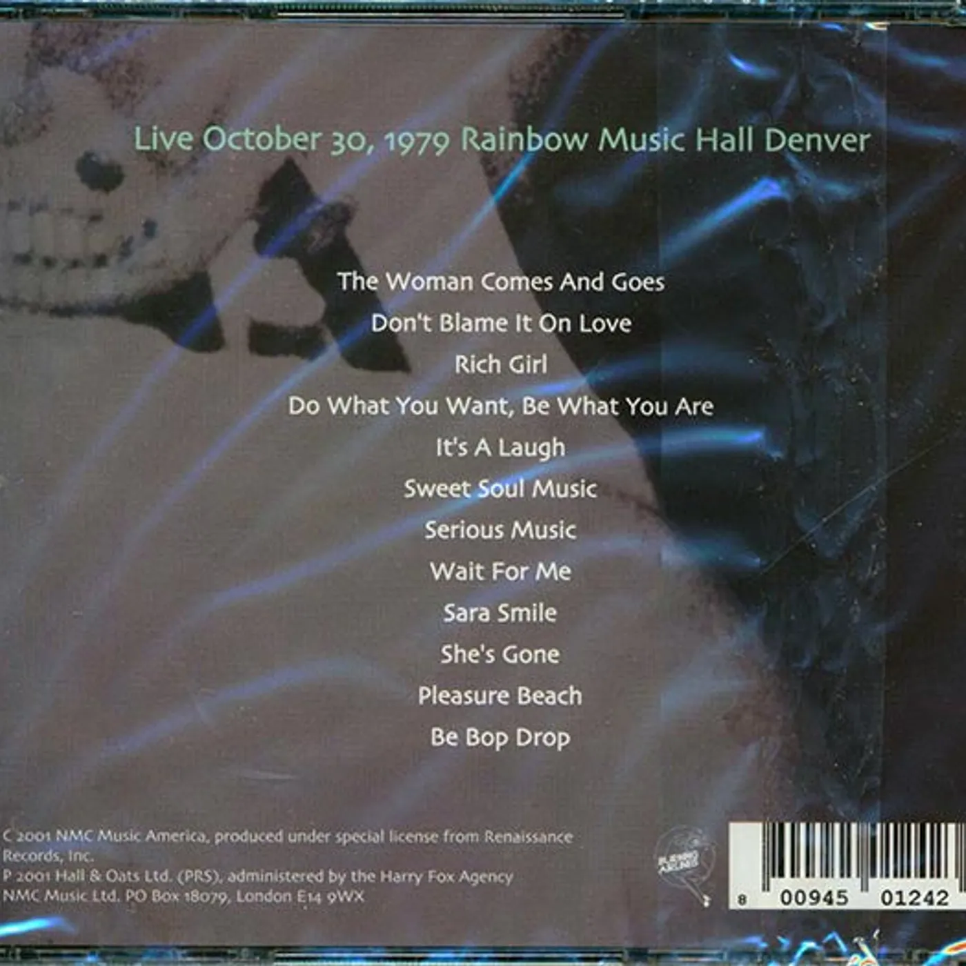 Daryl Hall & John Oates CD -  Ecstacy On The Edge