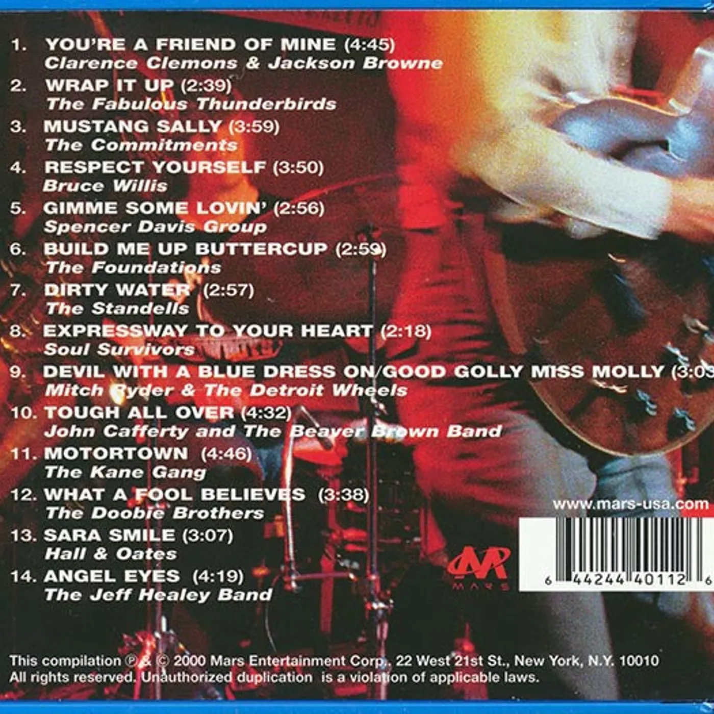 Hall & Oates, Soul Survivors, The Standells, Etc.  CD -  Blue Eyed Soul