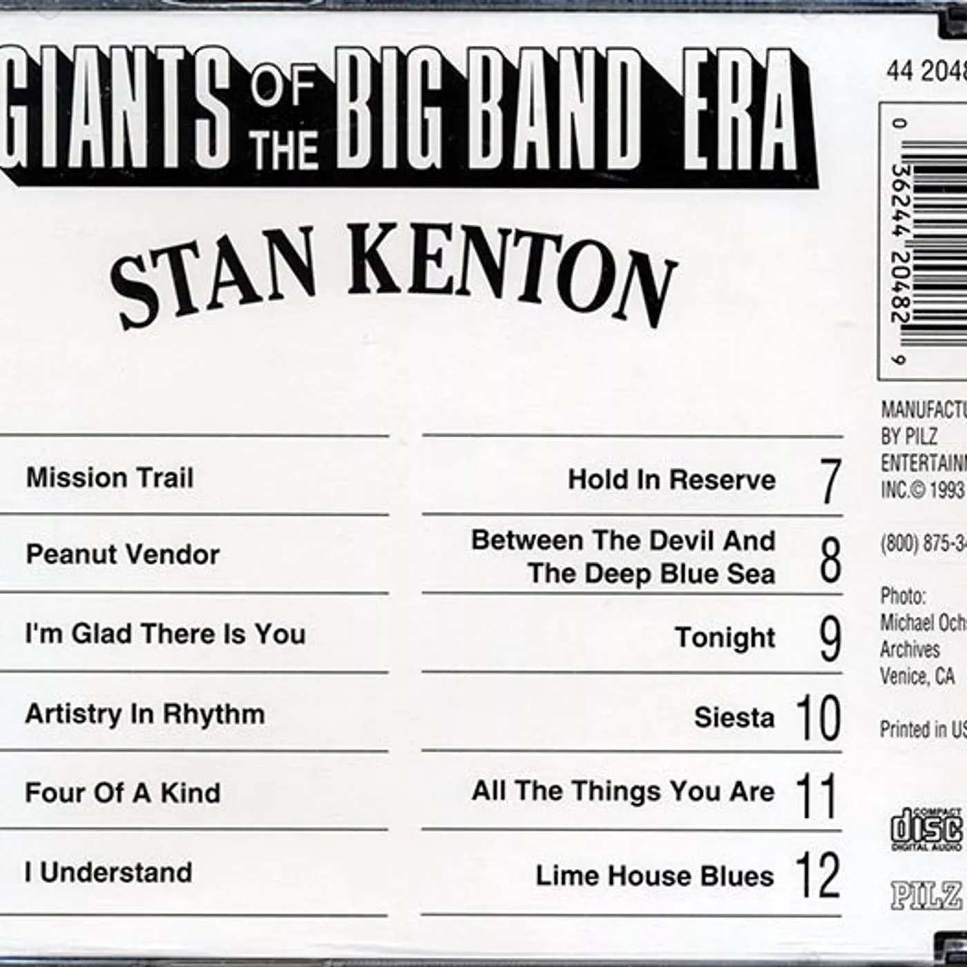 Stan Kenton  CD -  Giants Of The Big Band Era