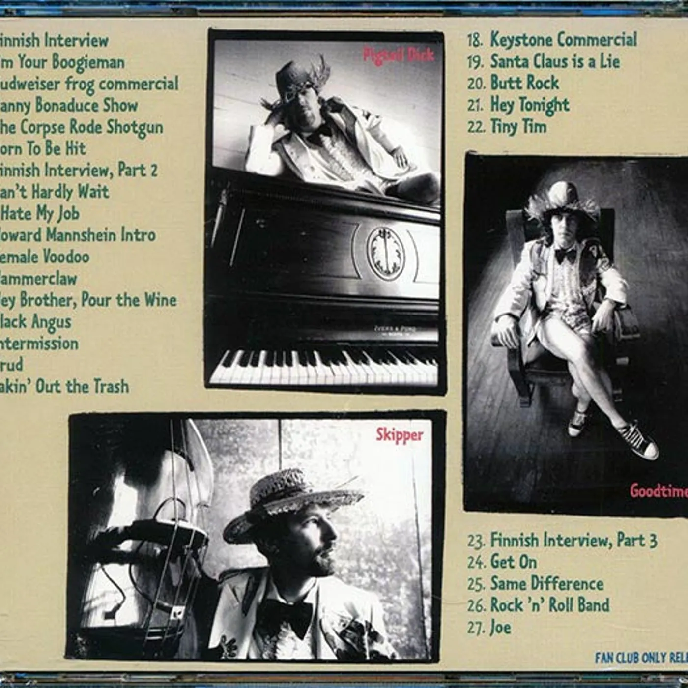 The New Duncan Imperials  CD -  Fried (27 tracks)