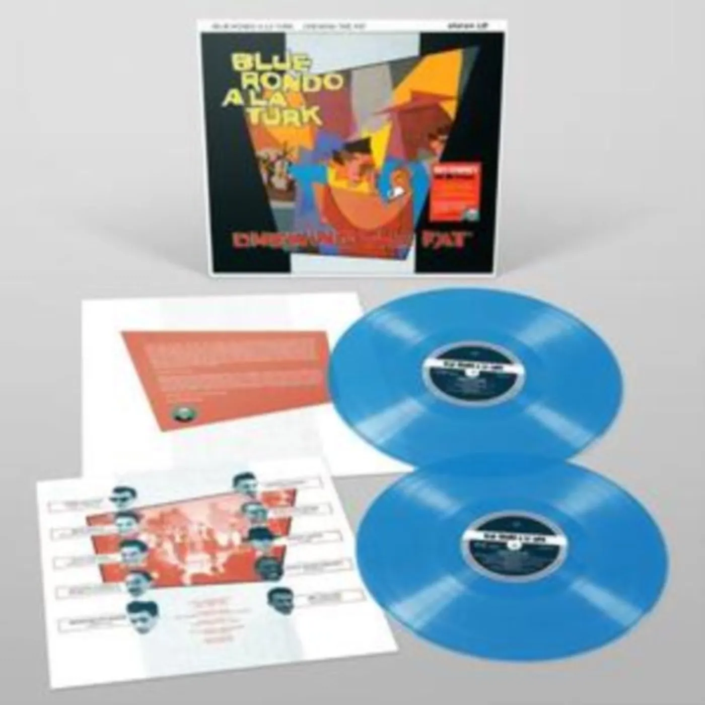 Blue Rondo A La Turk LP Vinyl Record  Chewing The Fat  Gc Lost 80S  (Translucent Blue Vinyl)