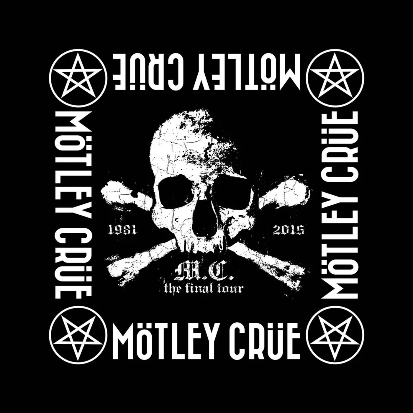 Mötley Crüe Bandana -  The Final Tour